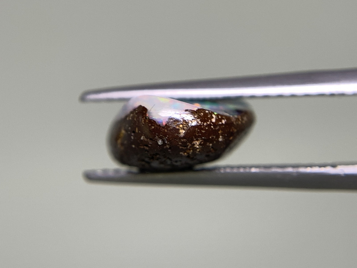ボルダーオパール 4.655ct 宝石ソーティング付き  14.6㎜×10.2㎜×5.0㎜  ルース（ 裸石 ） 2480Y