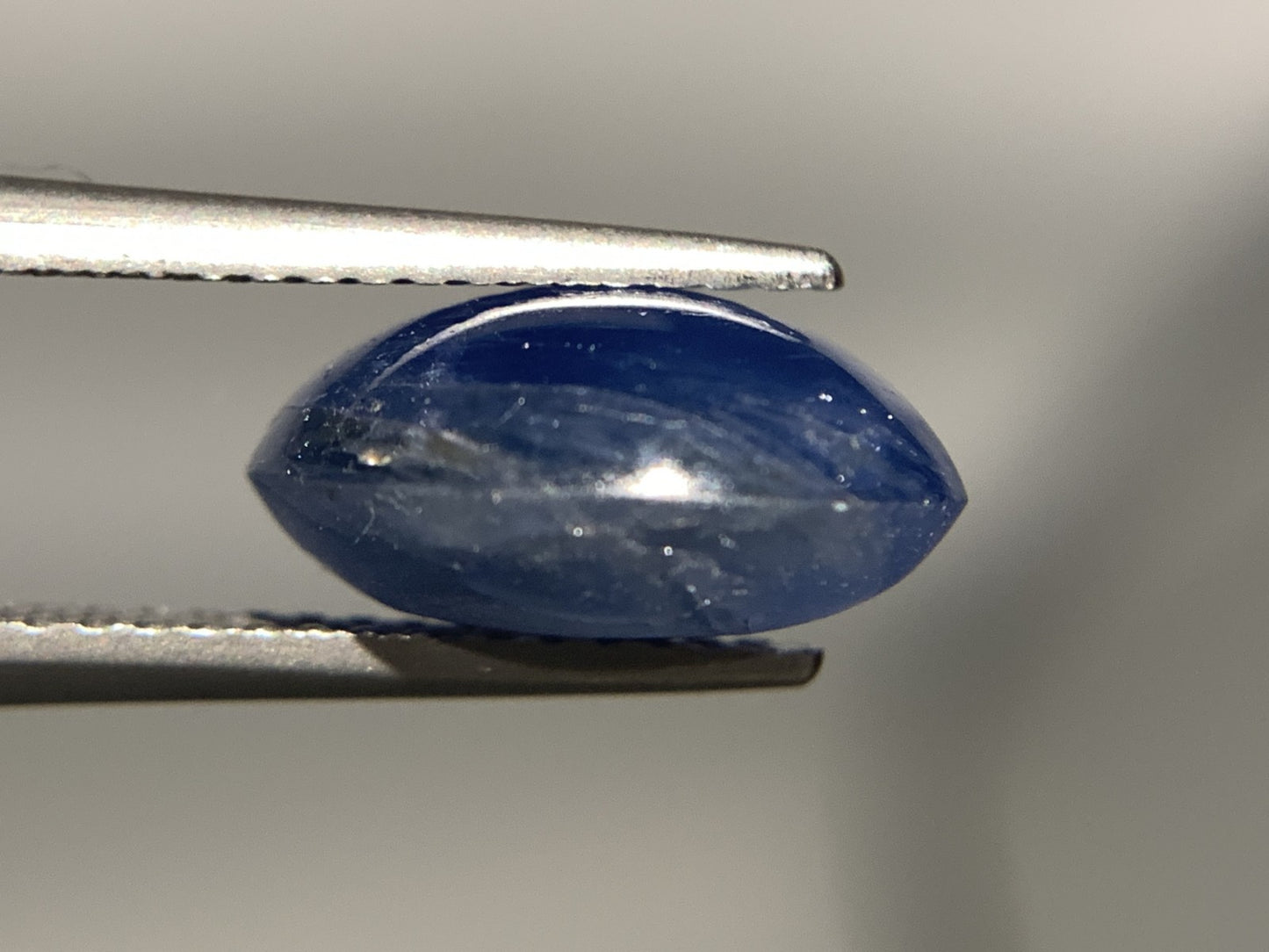 スターサファイア 天然  5.906ct  宝石ソーティング付き  11.3㎜×9.3㎜×5.4㎜ ルース（ 裸石 ）  5911Y