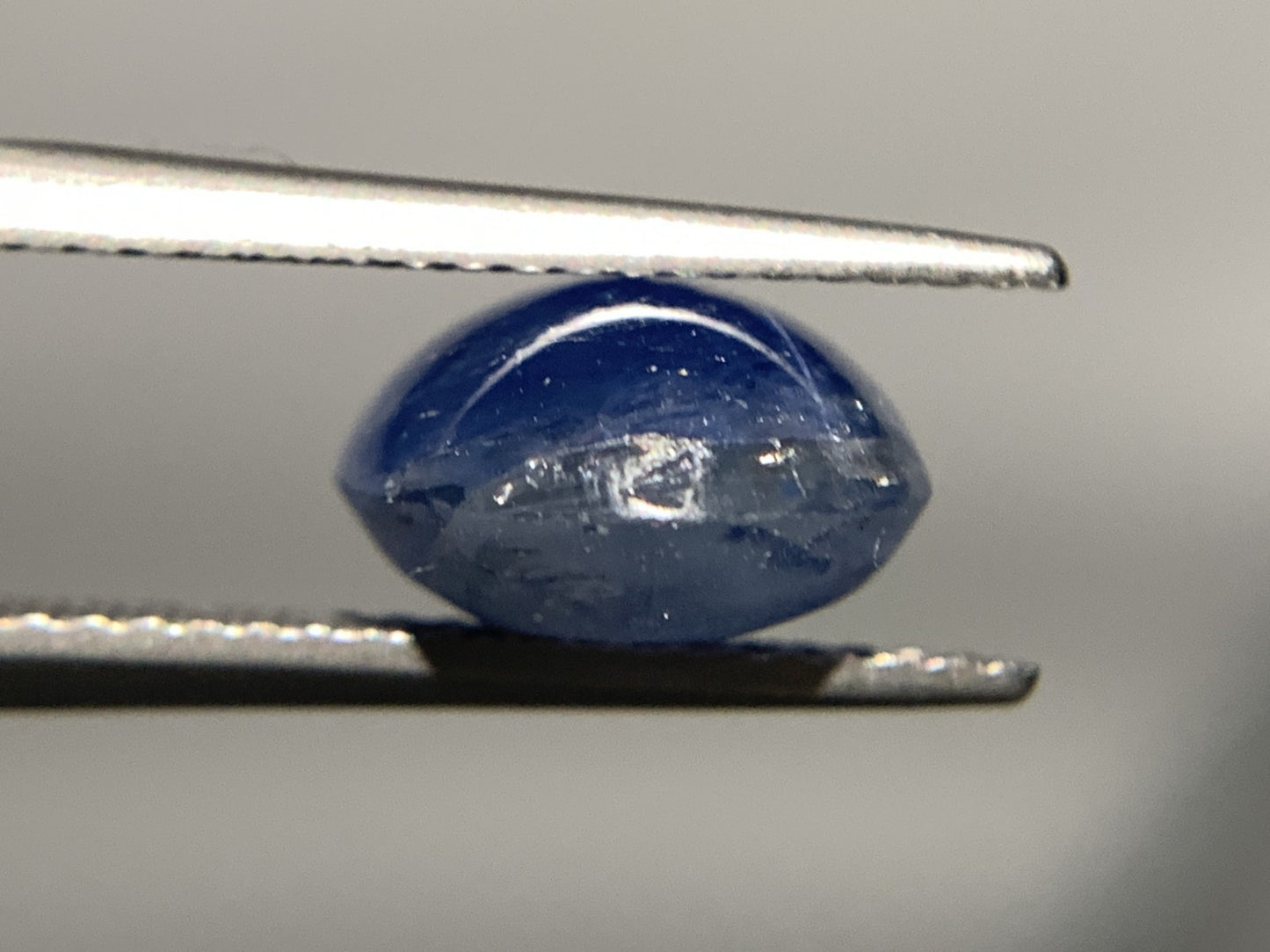 スターサファイア 天然  5.906ct  宝石ソーティング付き  11.3㎜×9.3㎜×5.4㎜ ルース（ 裸石 ）  5911Y