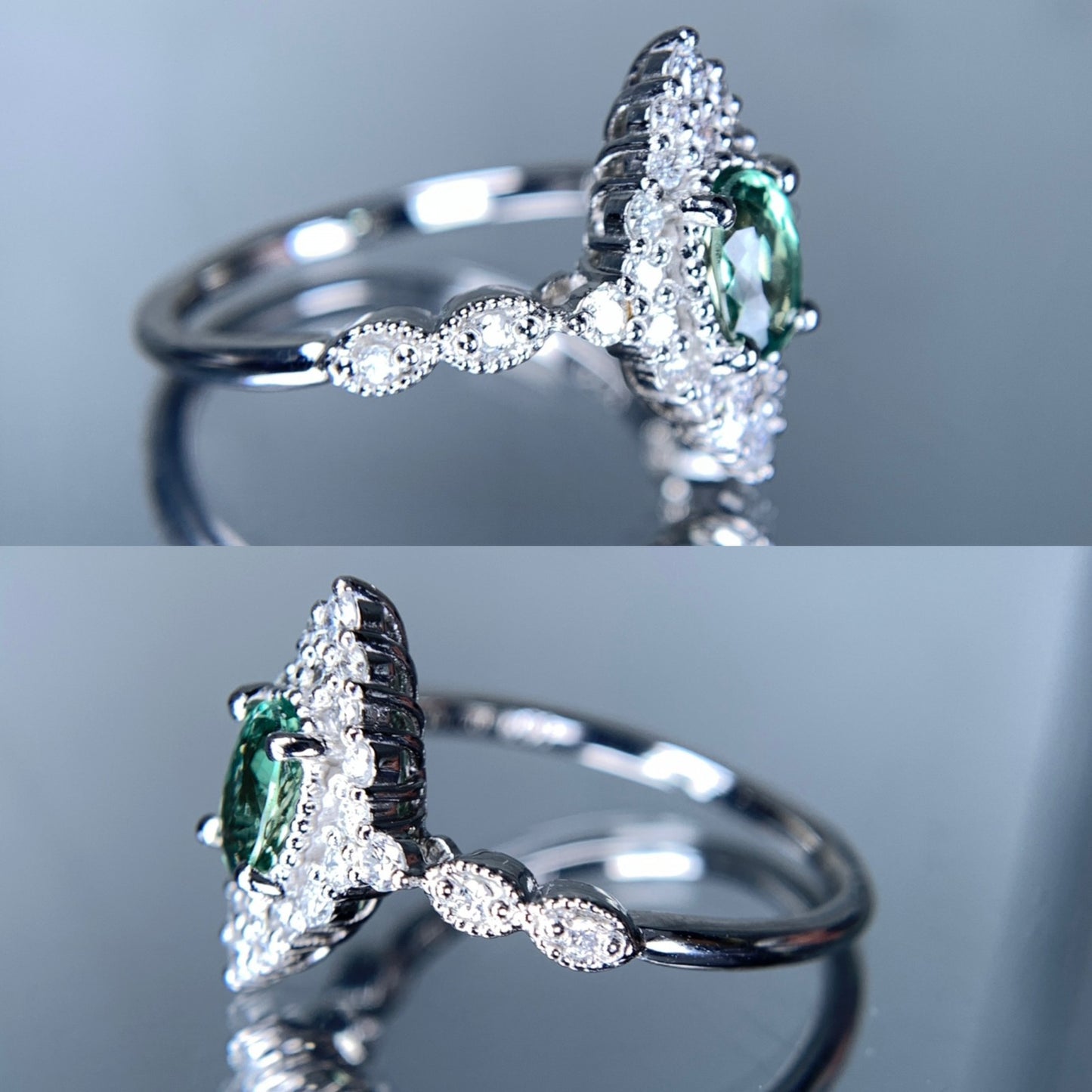 アレキサンドライト 0.51ct ブラジル産 Brazil GIA鑑別書 D0.31ct PT900 4.24g 指輪 (JP13号) サイズ直し承ります。 3765Y