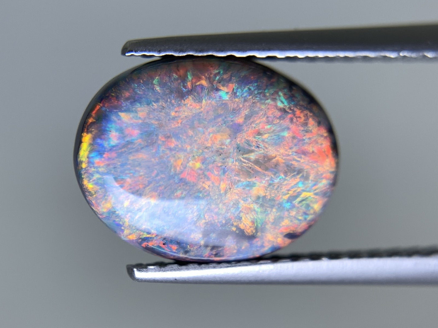 ブラックオパール 天然 2.790ct 宝石ソーティング付き 11.3㎜×8.7㎜×4.5㎜ ルース（ 裸石 ） 6822Y
