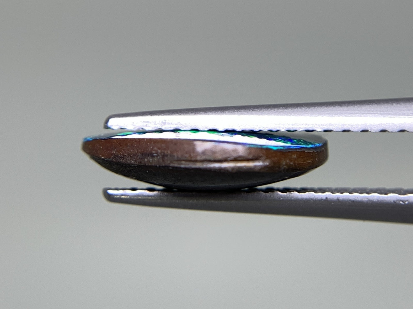 ボルダーオパール  天然  2.446ct  宝石ソーティング付き  12.1㎜×8.5㎜×2.9㎜  ラッピング無料  ルース（ 裸石 ）  5008Y