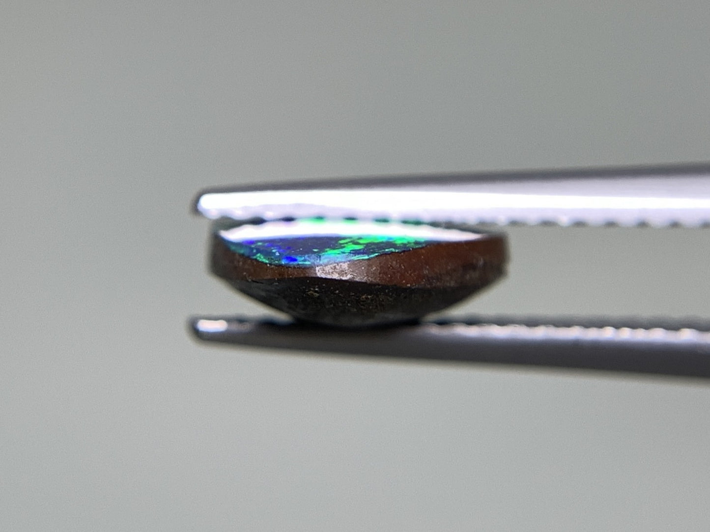 ボルダーオパール  天然  2.446ct  宝石ソーティング付き  12.1㎜×8.5㎜×2.9㎜  ラッピング無料  ルース（ 裸石 ）  5008Y