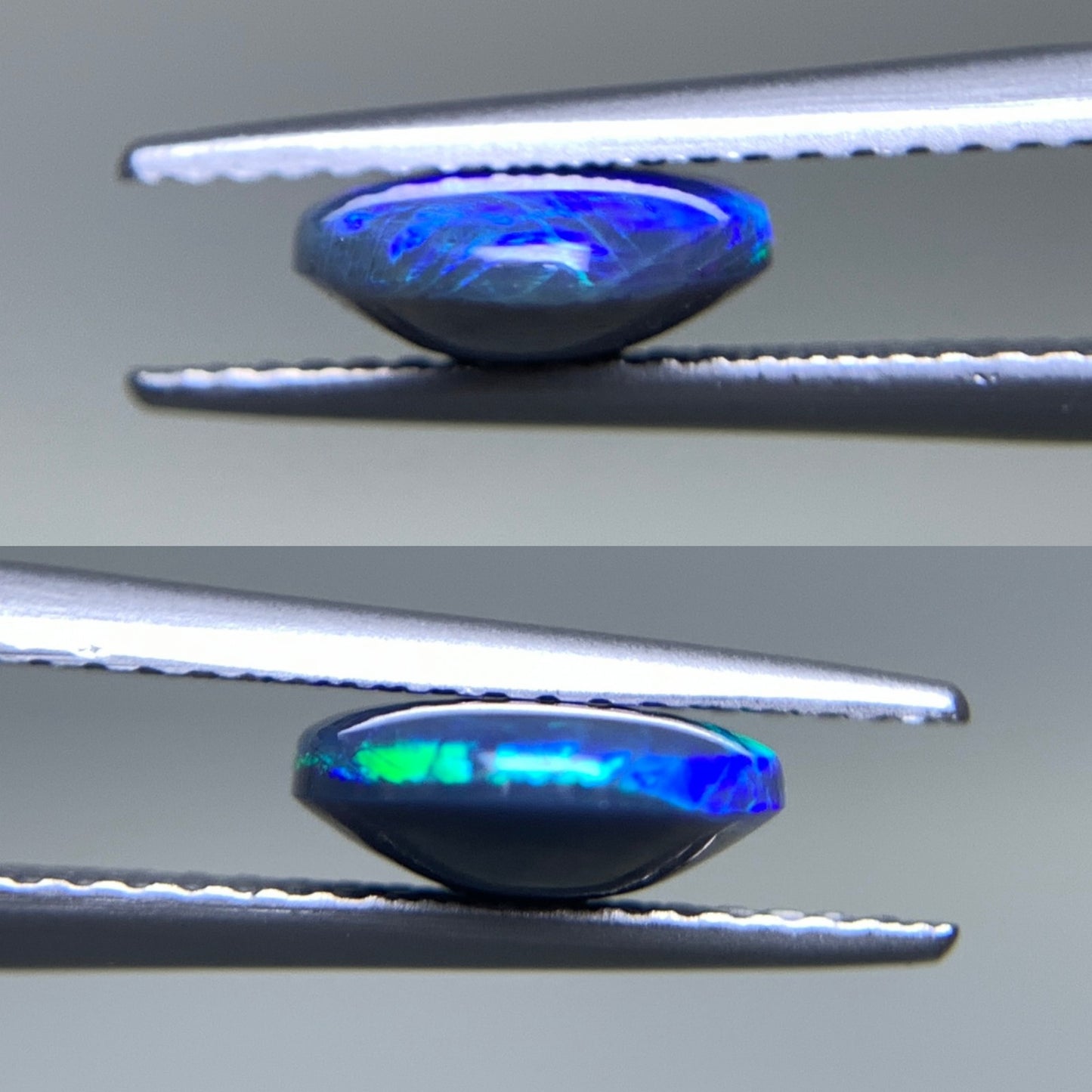 ブラックオパール 天然  1.491ct  中央宝石ソーティング付き  10.1㎜×8.1㎜×3.2㎜  ルース（ 裸石 ） 5716Y