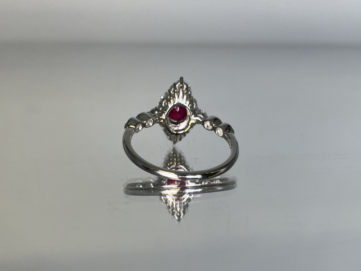 ルビー 1.14ct ピジョンブラッド Pigeon Blood AIGS鑑別書 D0.31ct PT900 4.3g 指輪 （JP13号） サイズ直し無料 7671K