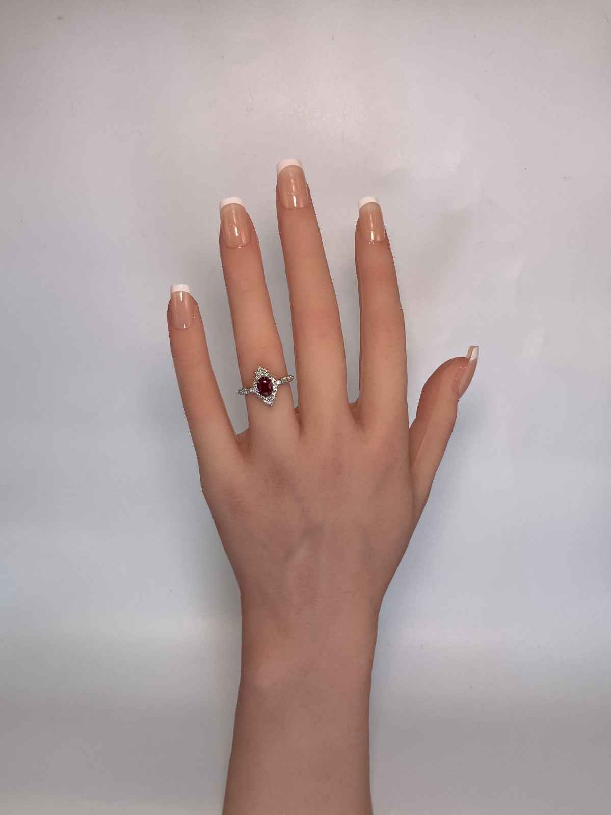 ルビー 1.14ct ピジョンブラッド Pigeon Blood AIGS鑑別書 D0.31ct PT900 4.3g 指輪 （JP13号） サイズ直し無料 7671K