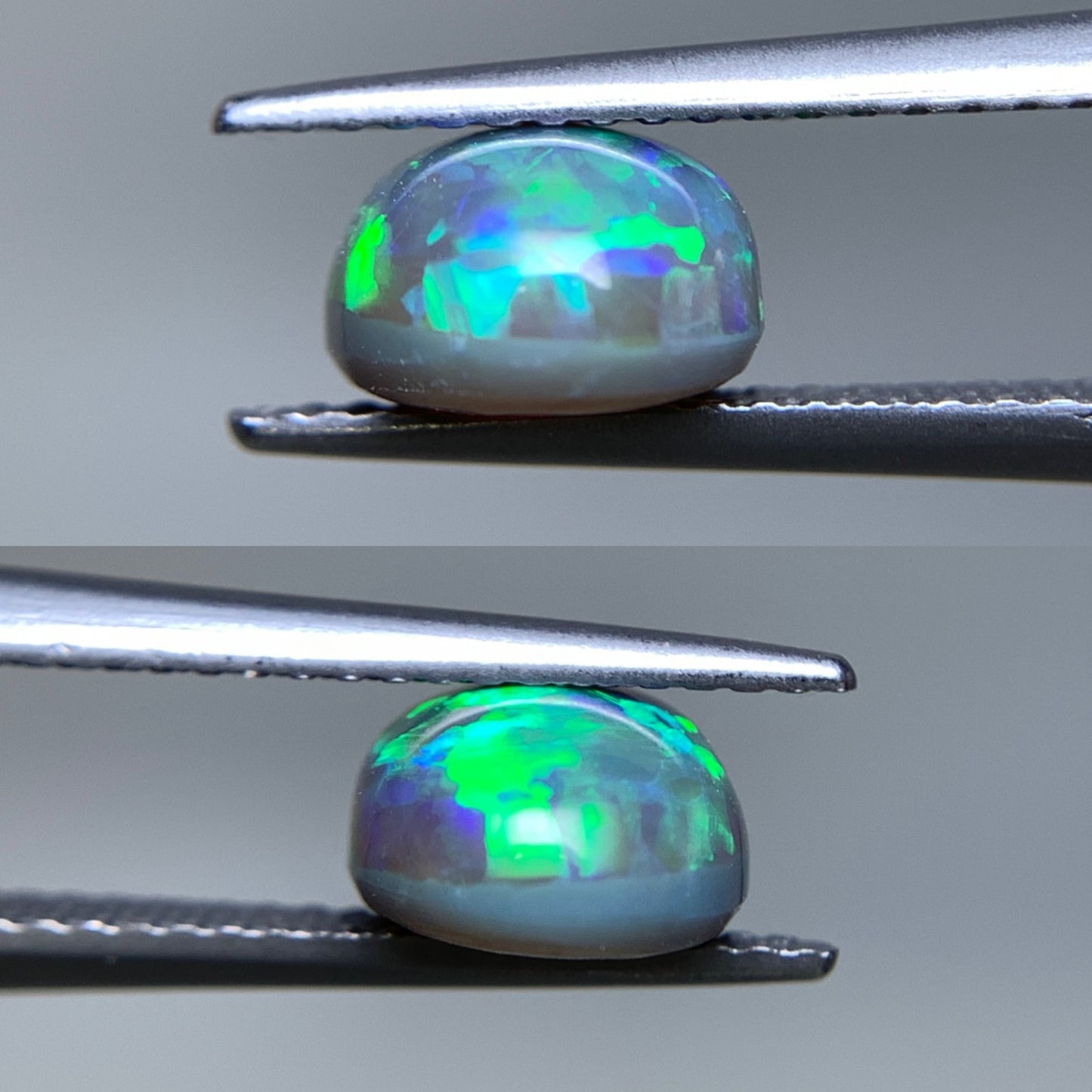ブラックオパール 天然 2.123ct 宝石ソーティング付き 9.7㎜×7.3㎜×4.6㎜ ルース（ 裸石 ） 6727Y