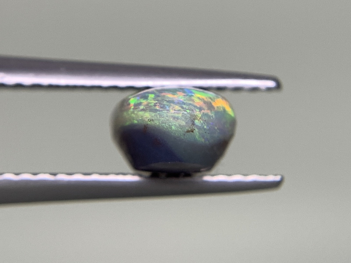 ブラックオパール 1.600ct 宝石ソーティング付き  9.3㎜×6.2㎜×4.3㎜  ルース（ 裸石 ） 2526Y