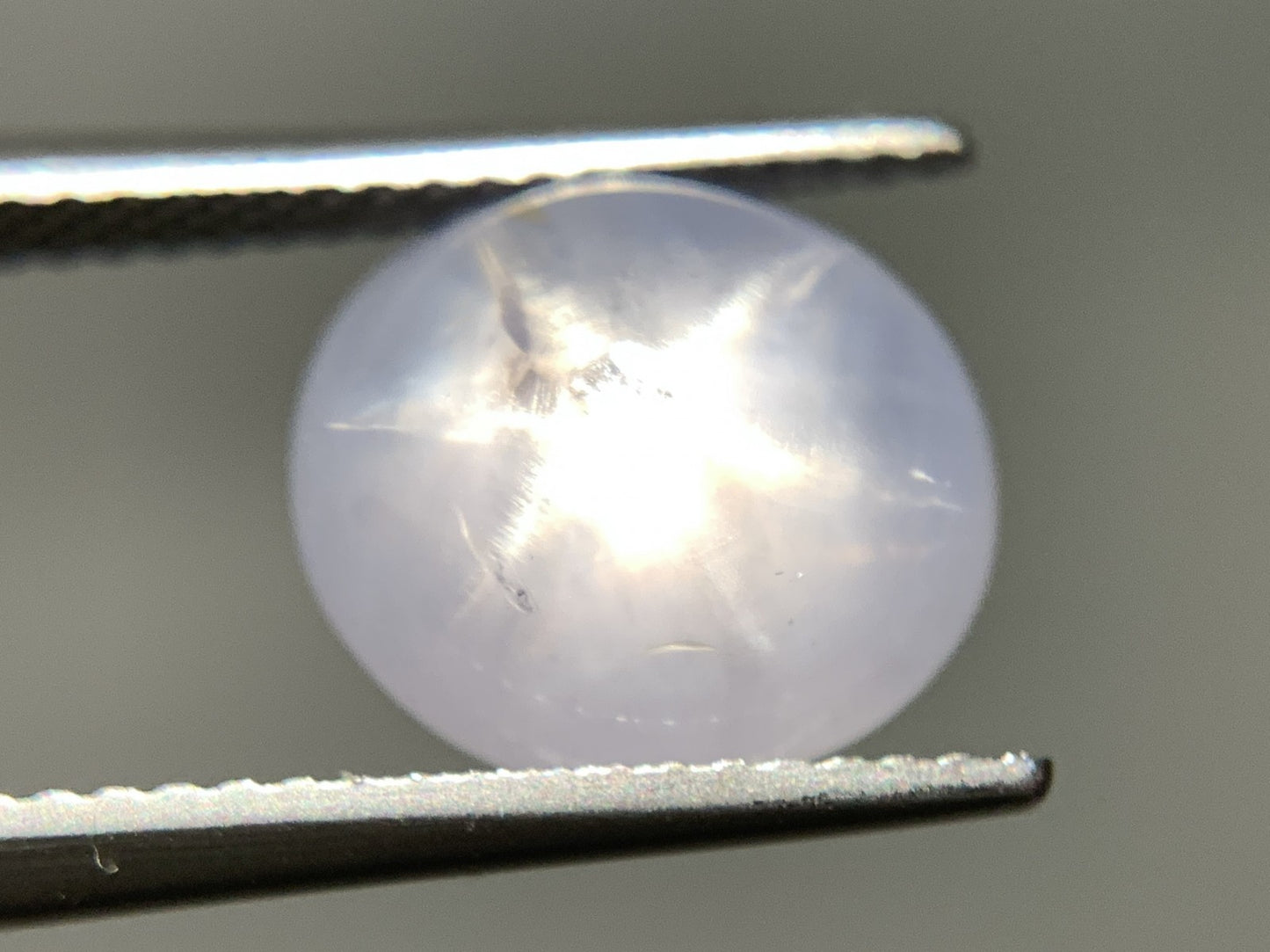 スターサファイア 天然 7.022ct 宝石ソーティング付き 11.0㎜×9.9㎜×5.7㎜ ルース（ 裸石 ） 6831Y