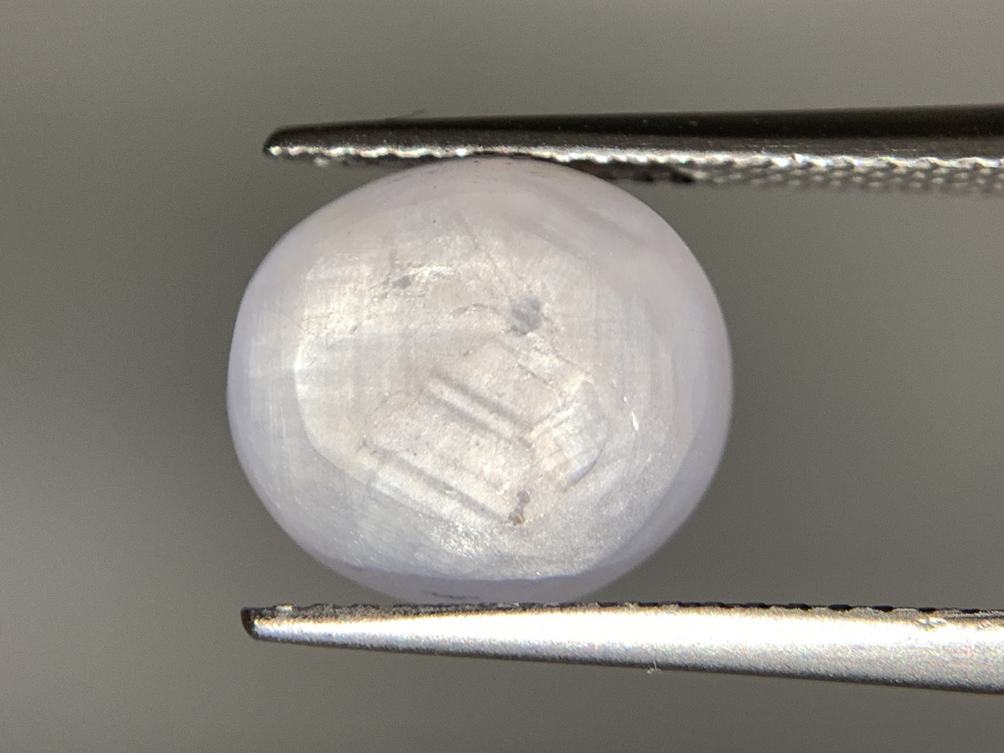 スターサファイア 天然 7.022ct 宝石ソーティング付き 11.0㎜×9.9㎜×5.7㎜ ルース（ 裸石 ） 6831Y