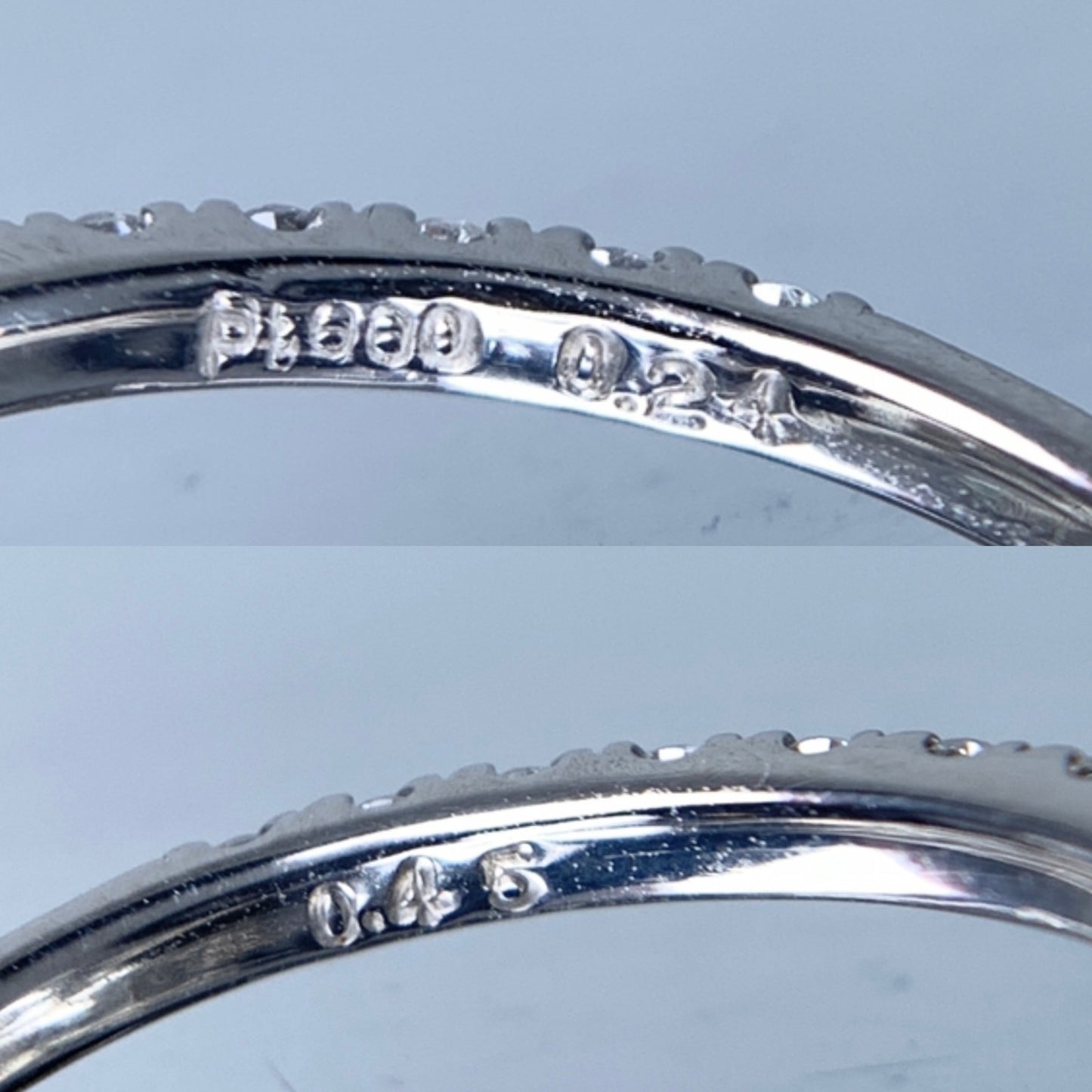 アレキサンドライト 0.24ct ブラジル産 Brazil GIA鑑別書 D0.45ct PT900 2.87g 指輪 (JP10号) サイズ直し承ります。 5750Y