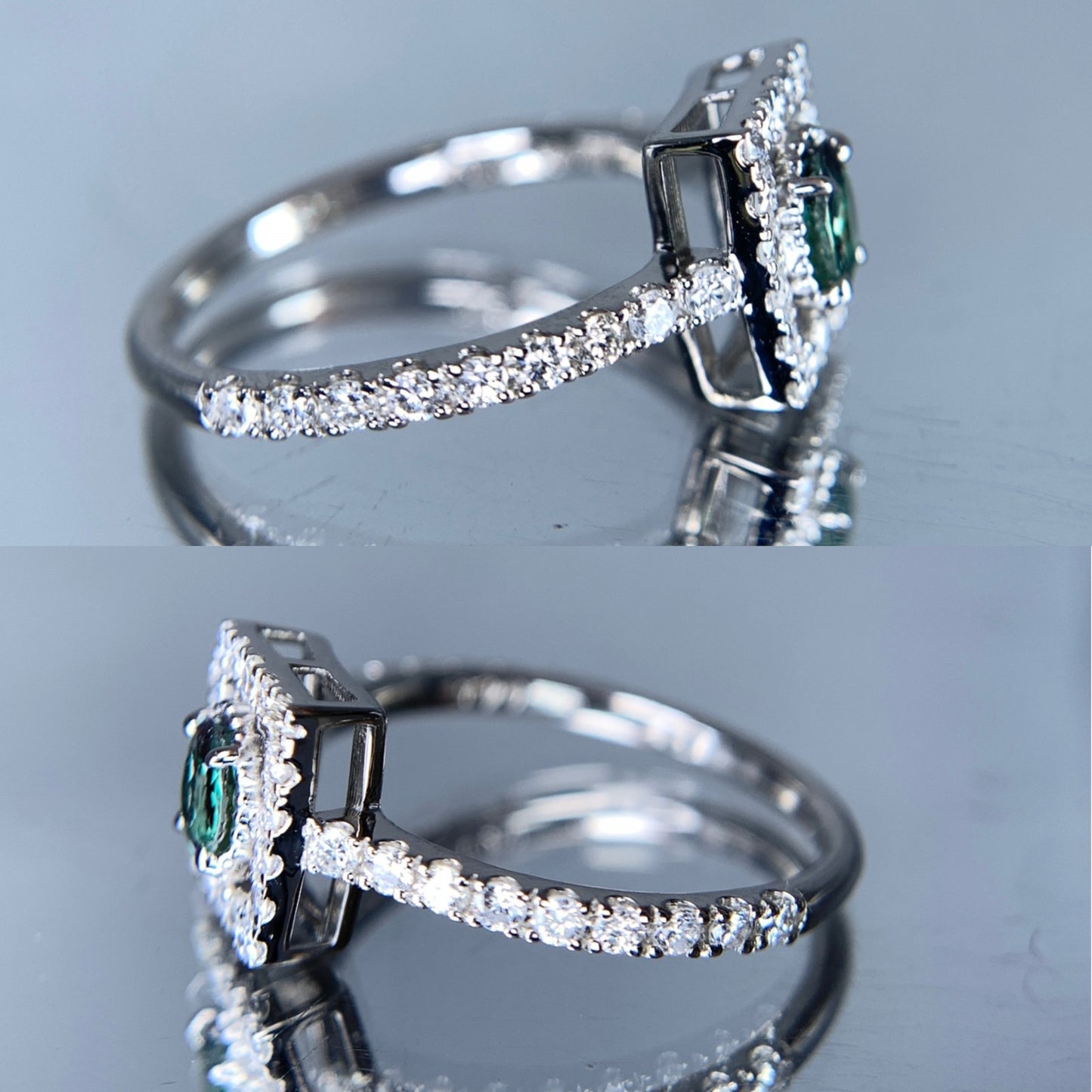 アレキサンドライト 0.24ct ブラジル産 Brazil GIA鑑別書 D0.45ct PT900 2.87g 指輪 (JP10号) サイズ直し承ります。 5750Y