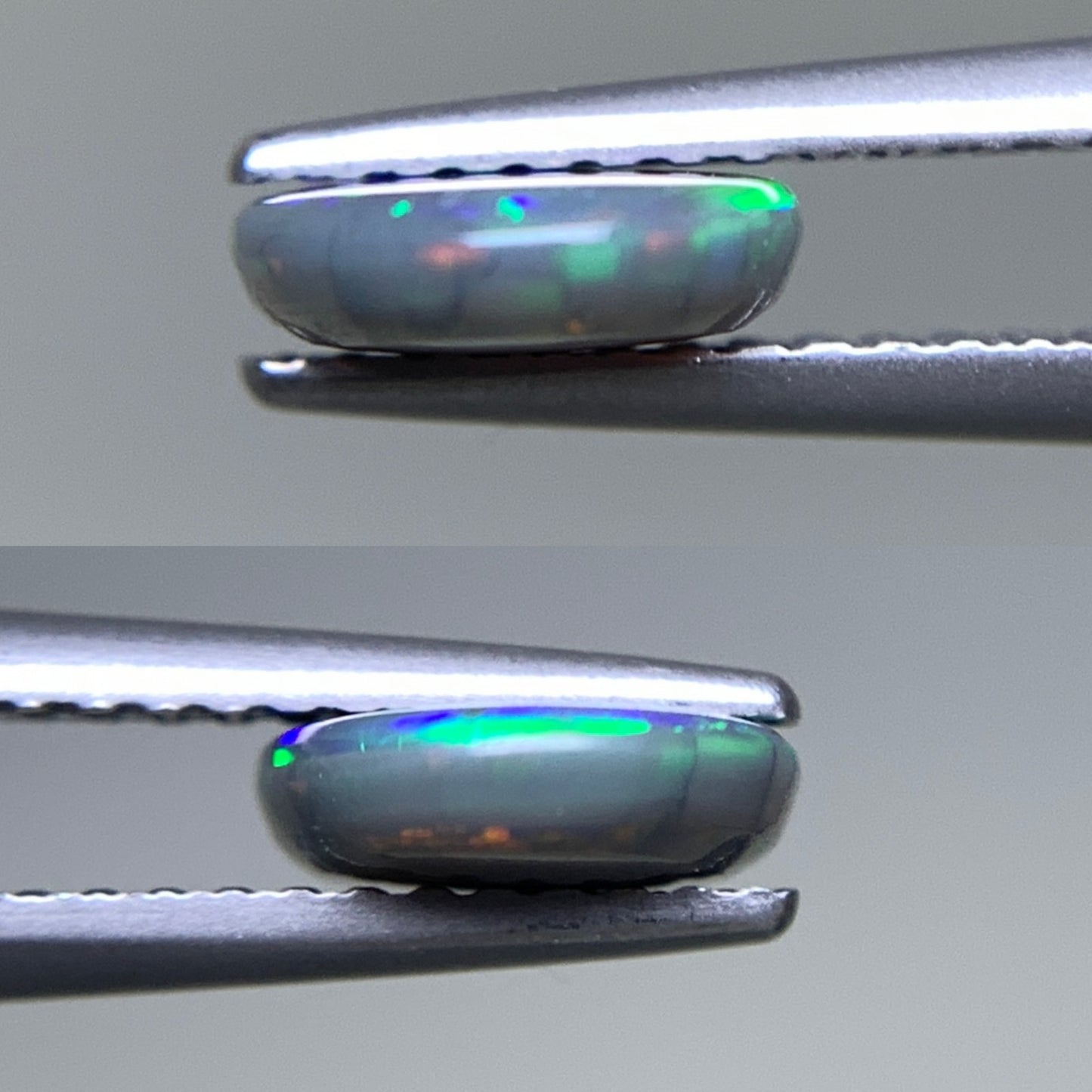 ブラックオパール 天然  1.007ct  中央宝石ソーティング付き  9.2㎜×7.1㎜×2.2㎜  ルース（ 裸石 ） 5840Y