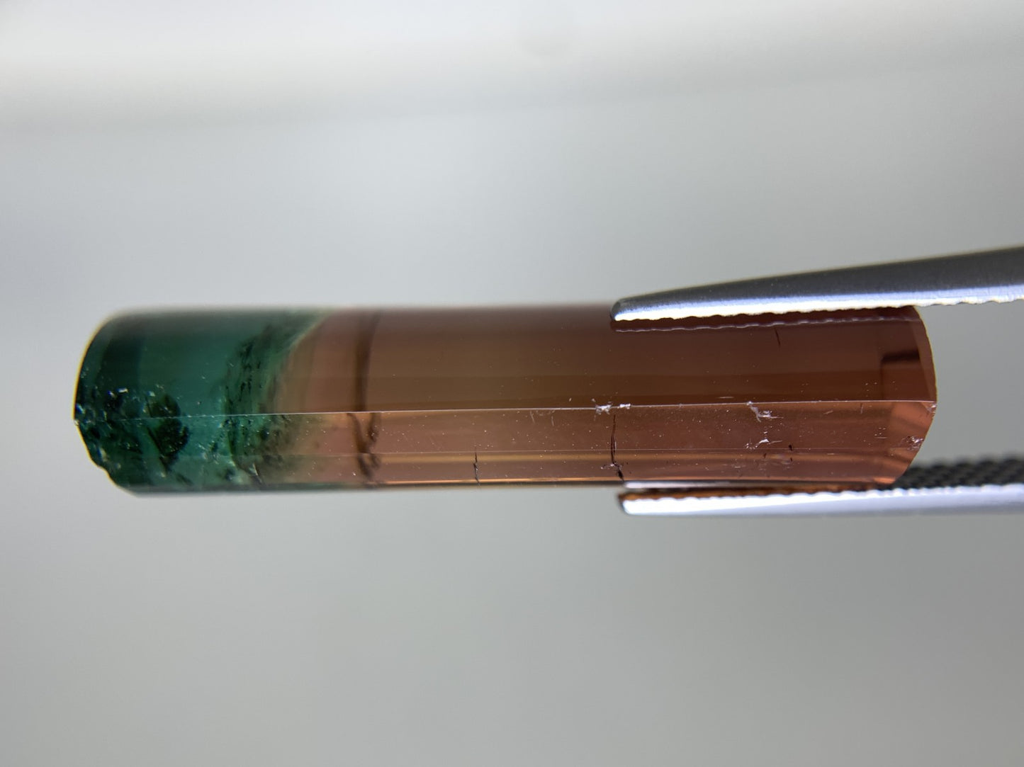 パーティカラードトルマリン 天然 18.298ct 中央宝石ソーティング付き 28.72㎜×8.19㎜×7.12㎜ ルース（ 裸石 ） 6835Y