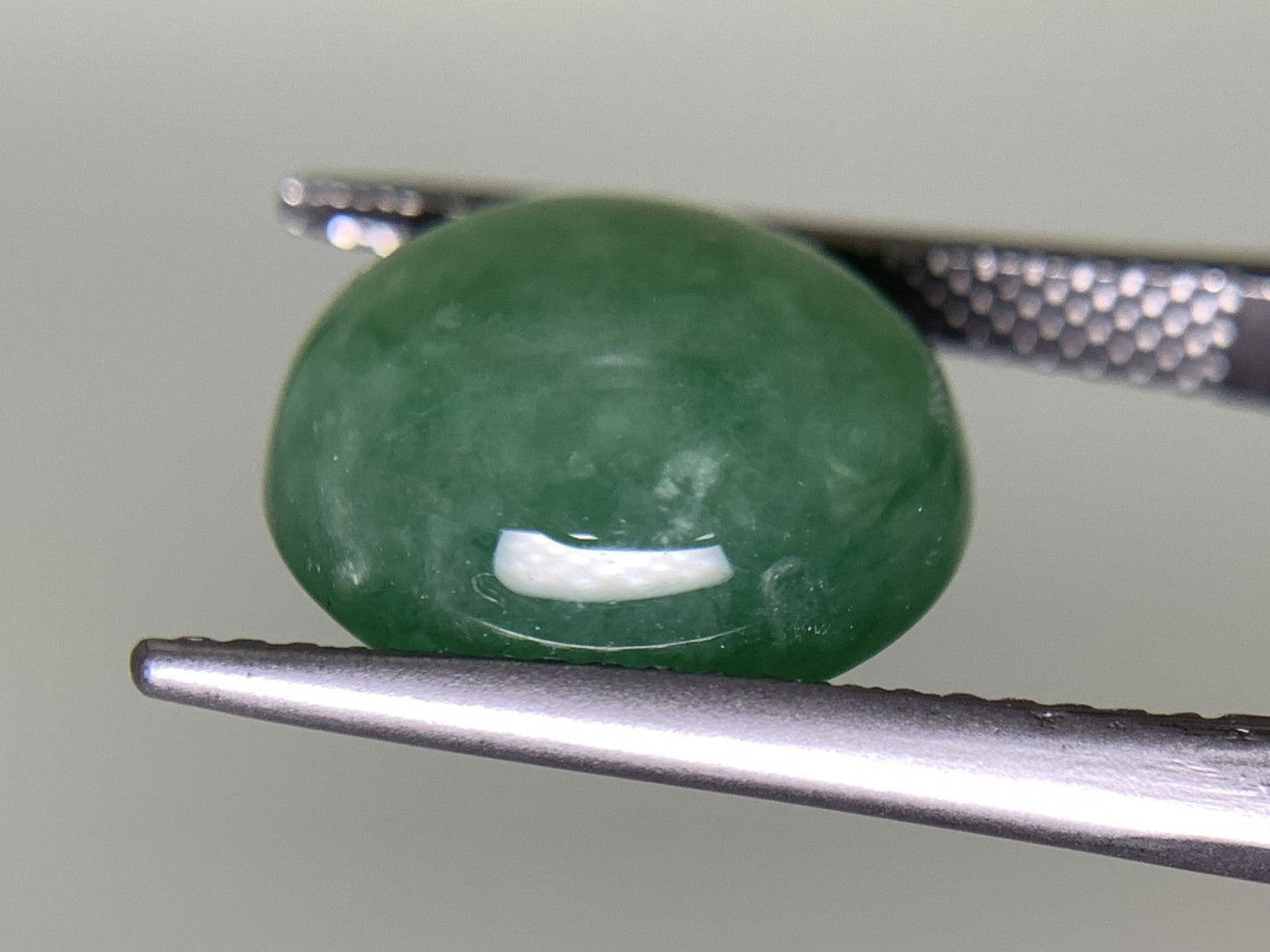 ヒスイ 翡翠 天然 6.056ct 宝石ソーティング付き 11.9㎜×10.0㎜×5.7㎜ ルース（ 裸石 ） 4847Y