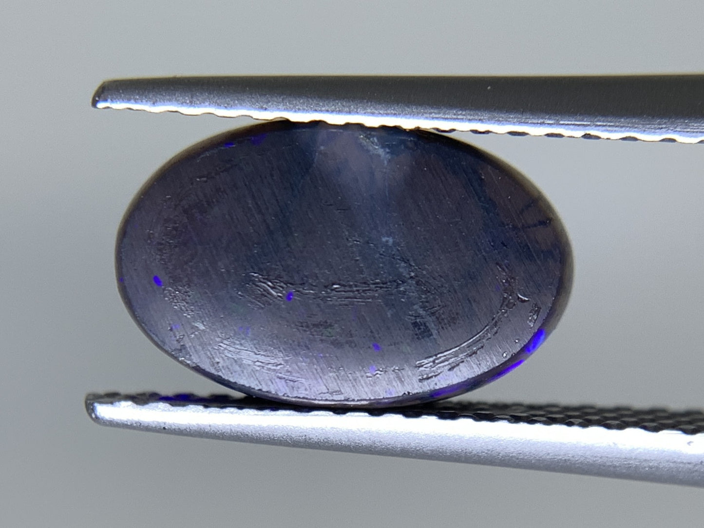 ブラックオパール 天然 1.759ct 中央宝石ソーティング付き 10.9㎜×6.8㎜×3.2㎜ ルース（ 裸石 ） 6838Y