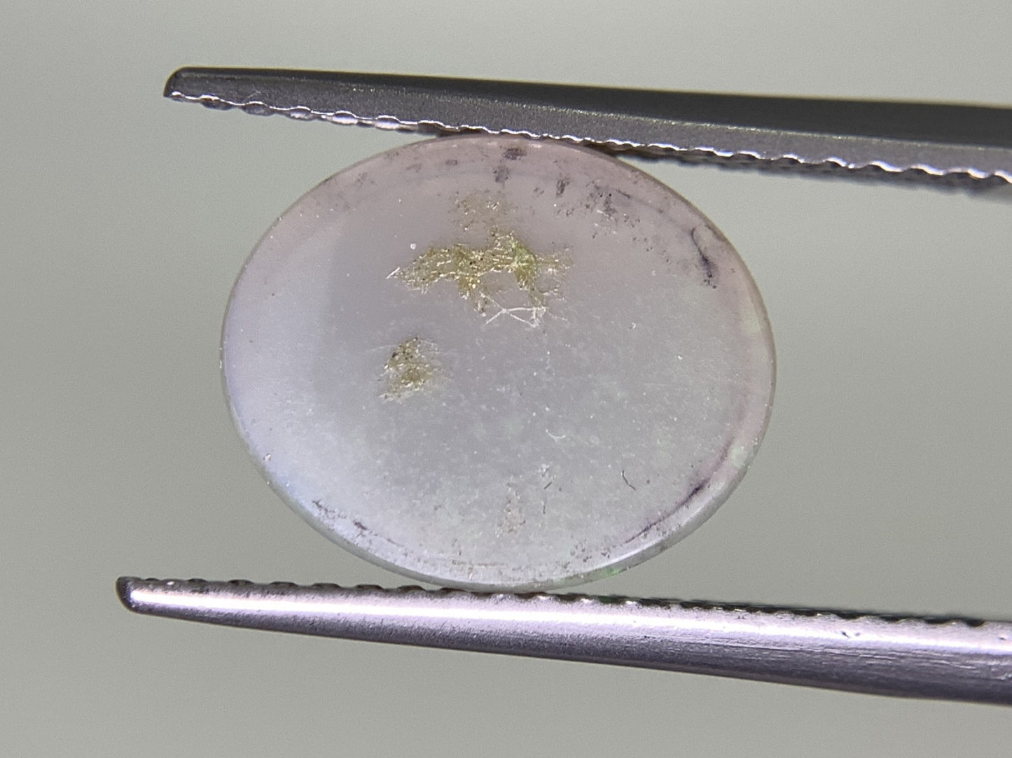 ブラックオパール 2.539ct 宝石ソーティング付き  11.1㎜×9.3㎜×3.7㎜  ルース（ 裸石 ） 2446Y