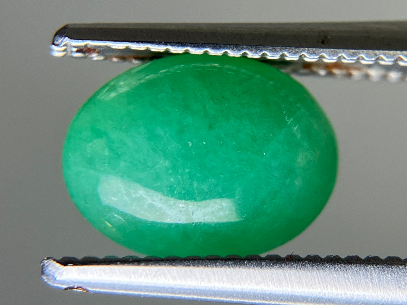 ひすい（ヒスイ 翡翠） 天然 1.614ct 宝石ソーティング付き 8.5㎜×6.6㎜×2.9㎜ ルース（ 裸石 ） 7277YY