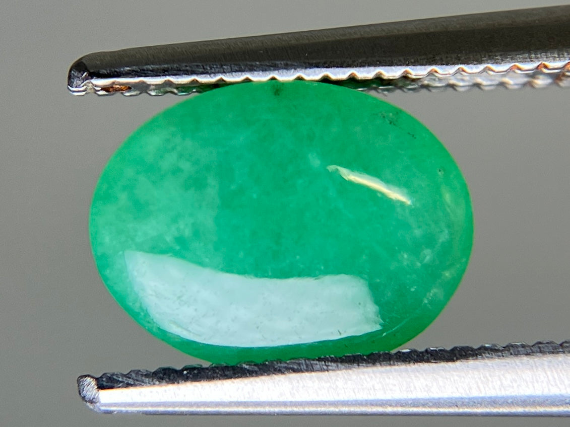 ひすい（ヒスイ 翡翠） 天然 1.614ct 宝石ソーティング付き 8.5㎜×6.6㎜×2.9㎜ ルース（ 裸石 ） 7277YY