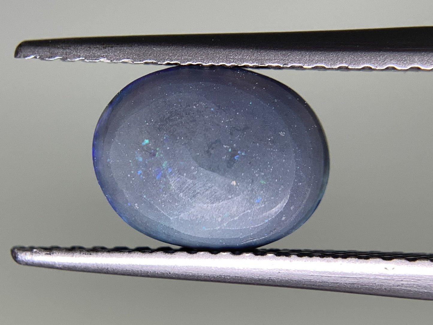 ブラックオパール 1.290ct 宝石ソーティング付き 9.0㎜×7.0㎜×3.1㎜ ルース（ 裸石 ） 2438Y