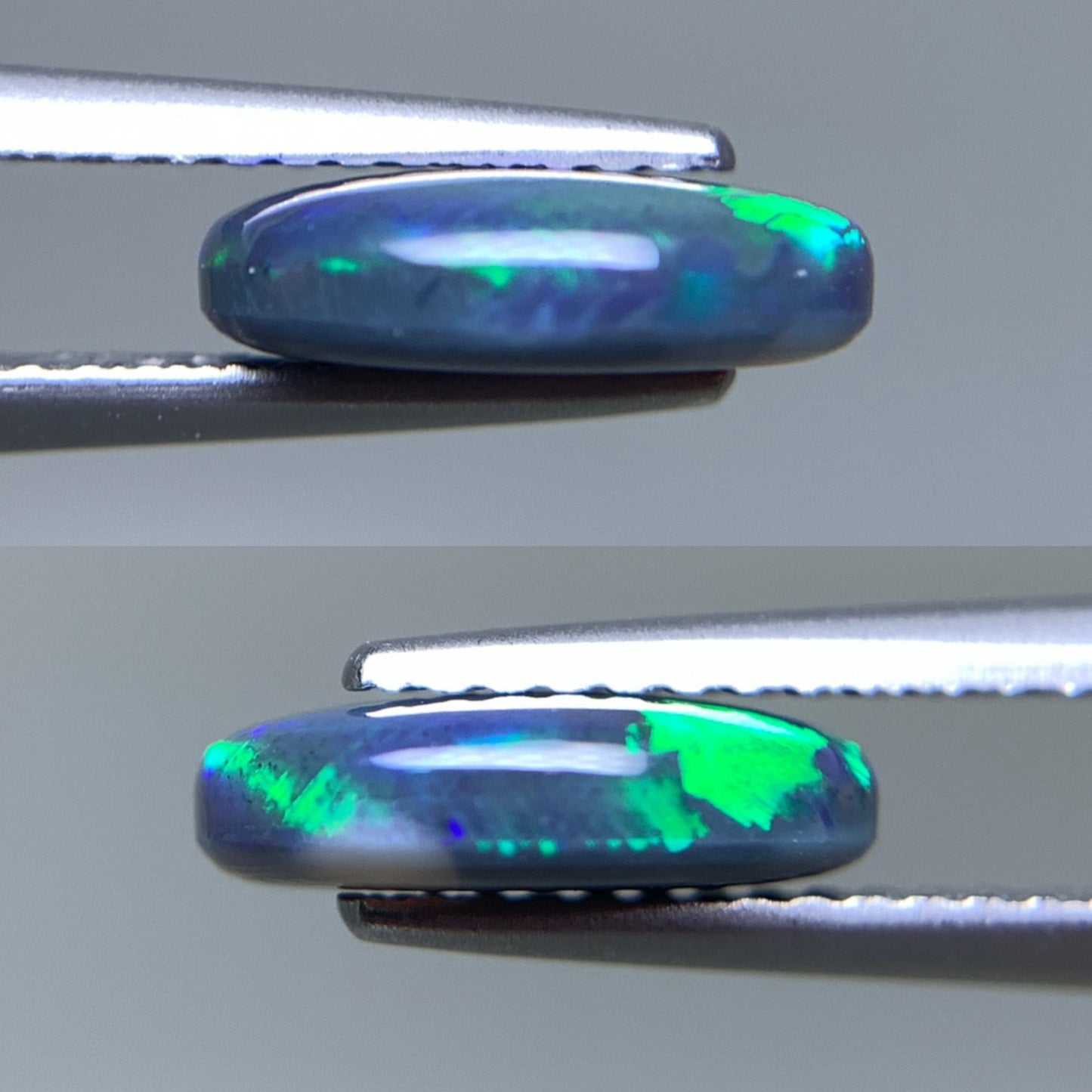 ブラックオパール 天然  1.507ct  中央宝石ソーティング付き  9.9㎜×7.7㎜×2.8㎜  ルース（ 裸石 ） 5948Y
