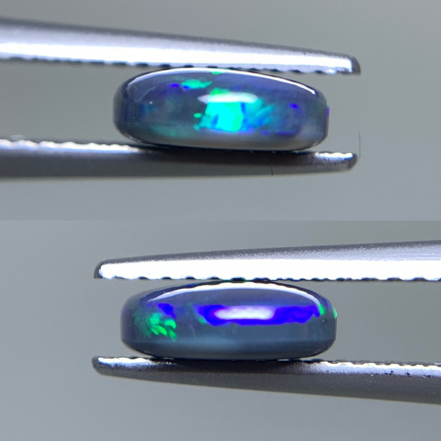 ブラックオパール 天然  1.507ct  中央宝石ソーティング付き  9.9㎜×7.7㎜×2.8㎜  ルース（ 裸石 ） 5948Y