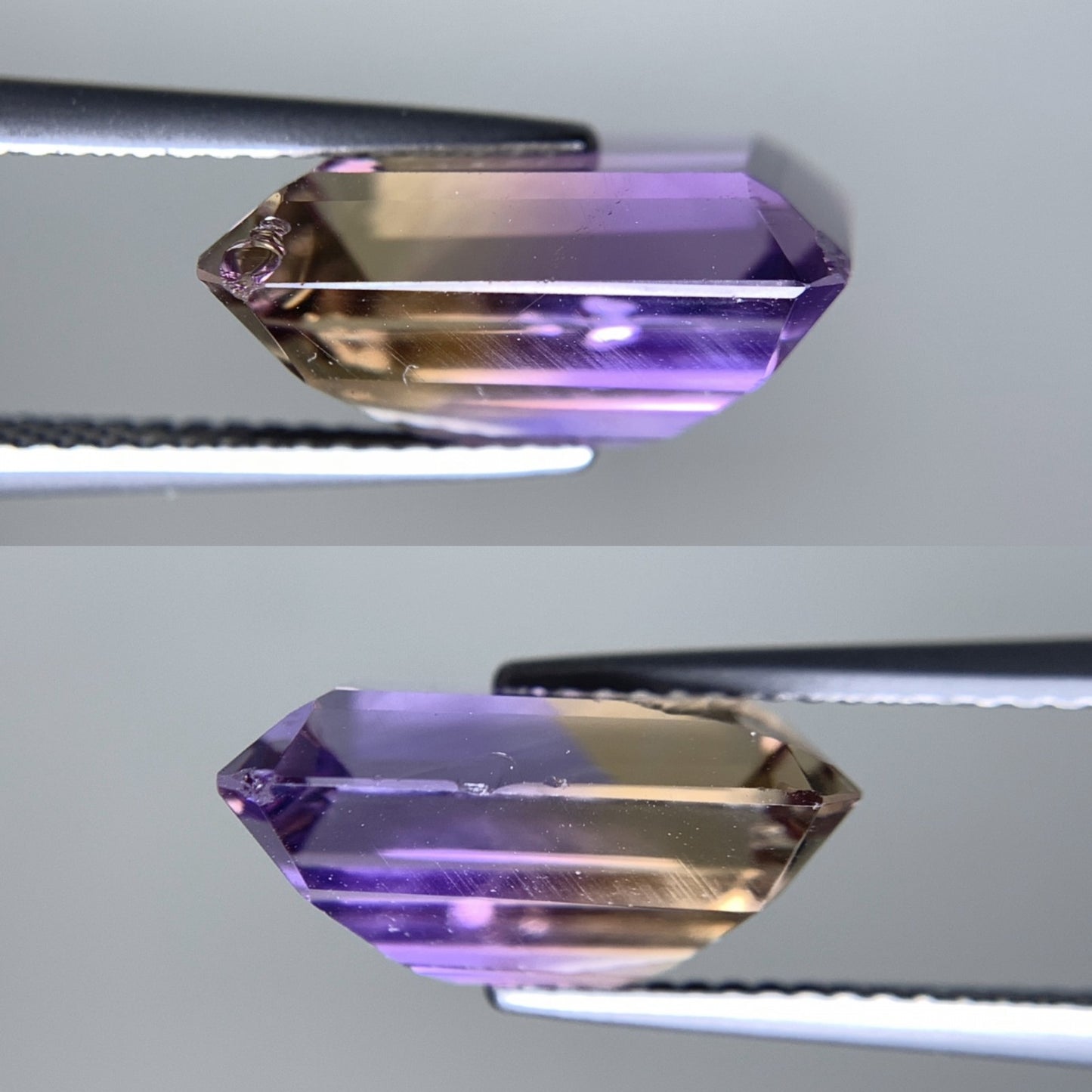 アメトリン 天然 6.792ct 宝石ソーティング付き 13.8㎜×10.0㎜×6.8㎜ ルース（ 裸石 ） 8036Y