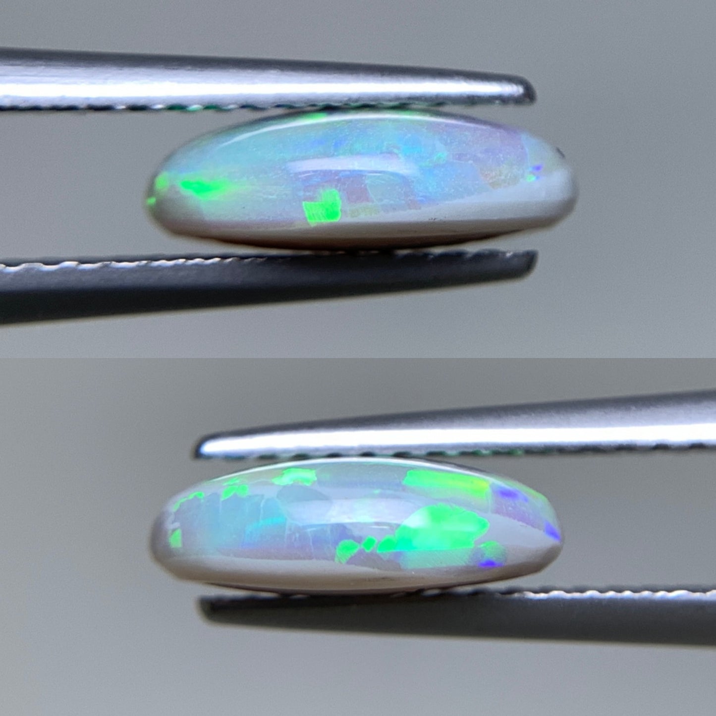 ブラックオパール 天然 1.758ct 宝石ソーティング付き カン有り 10.6㎜×7.7㎜×3.4㎜ ルース（ 裸石 ） 6874Y