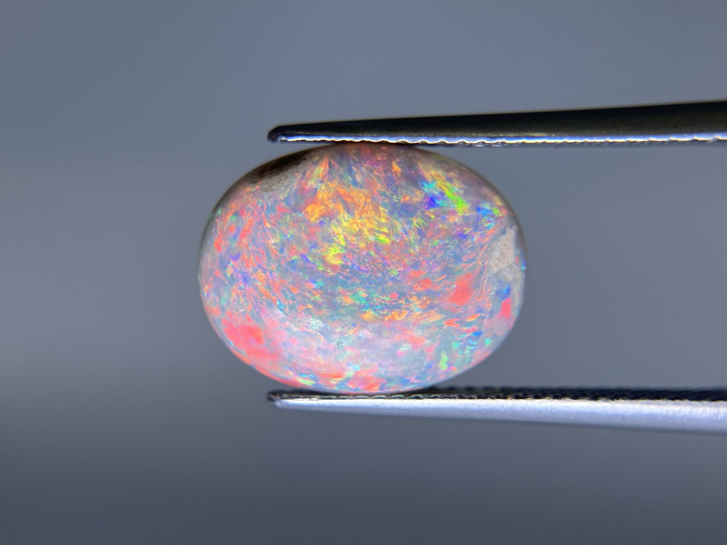 ブラックオパール　天然 6.770ct カン有り　中央宝石ソーティング付き 15.1㎜×11.8㎜×6.2㎜ 天然 ルース（ 裸石 ） 6263S