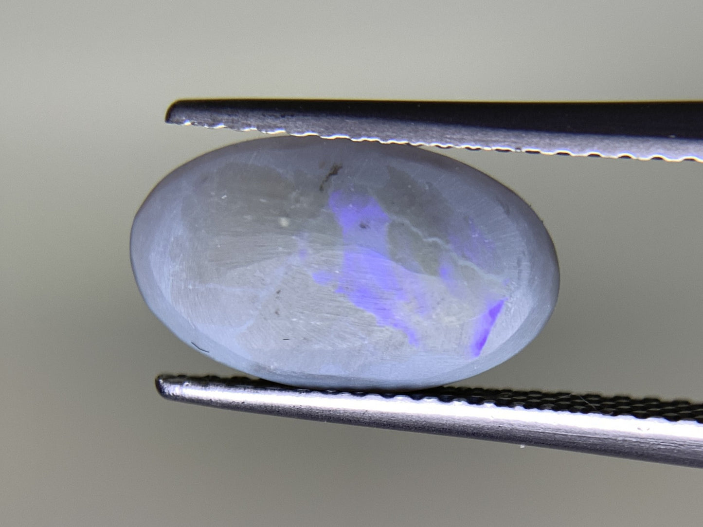 ブラックオパール 天然 1.476ct 中央宝石ソーティング付き 12.8㎜×7.6㎜×2.5㎜ 天然 ルース（ 裸石 ） 4856Y