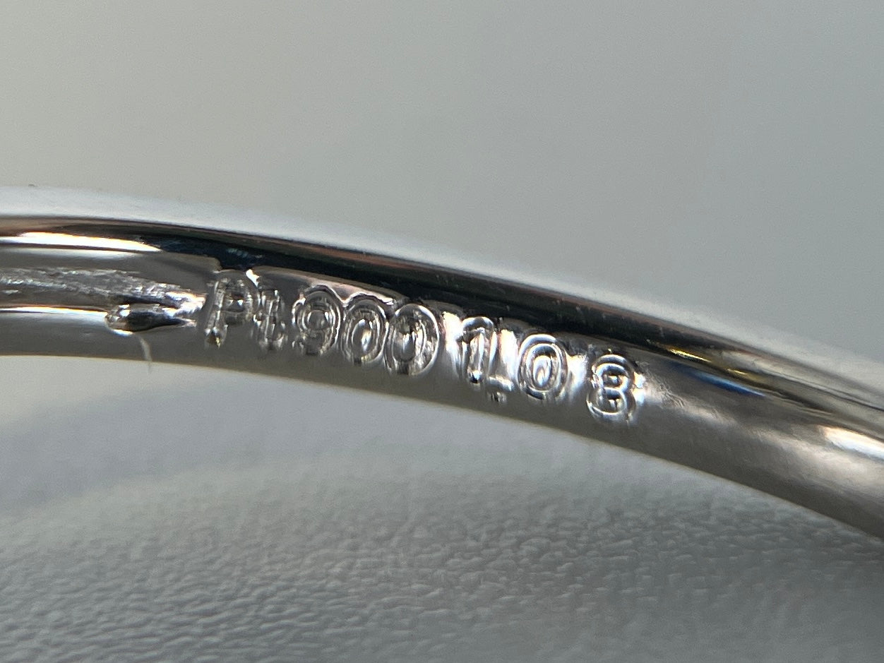 サファイア 1.08ct ロイヤルブルー royal blue AIGS鑑別書 D0.75ct PT900 5.7g 指輪 （JP14号） サイズ直し無料 4109K