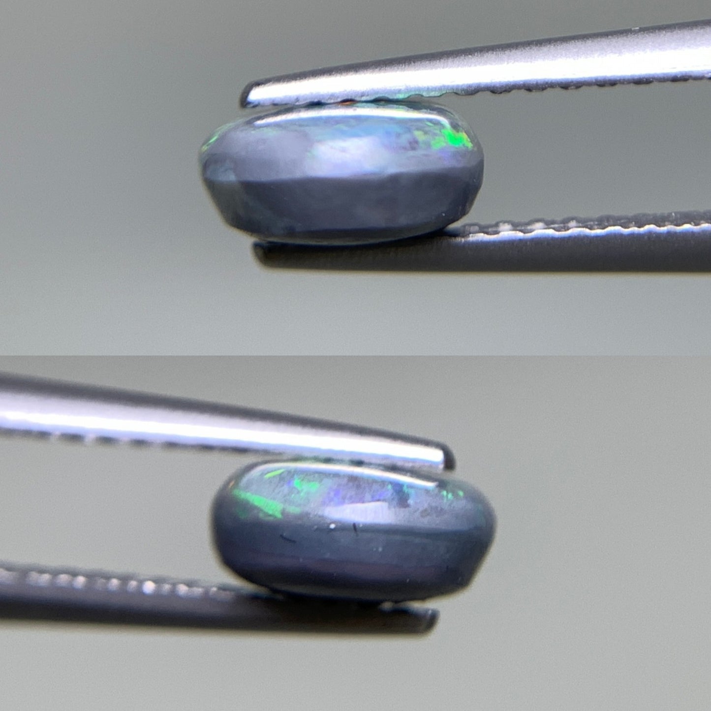 ブラックオパール 天然 1.491ct 中央宝石ソーティング付き 9.2㎜×7.2㎜×3.4㎜ 天然 ルース（ 裸石 ） 5013Y