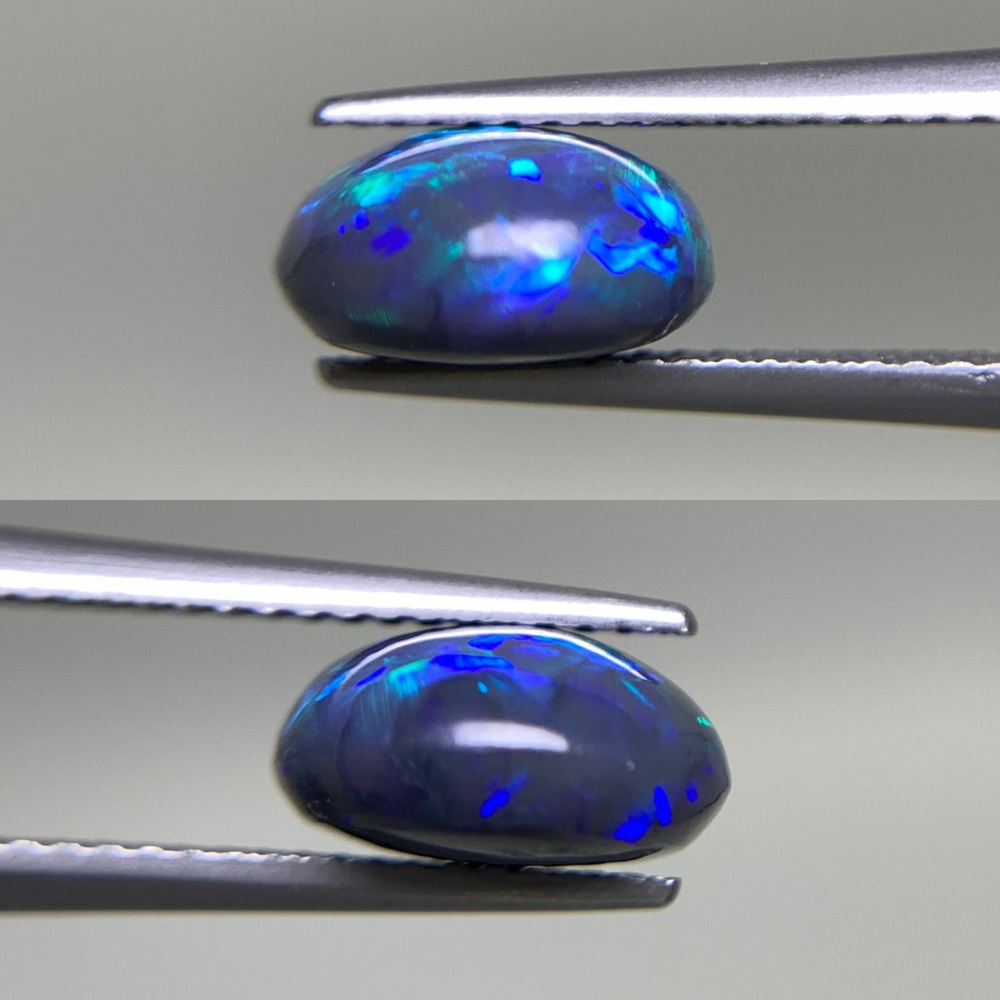 ブラックオパール  天然  3.586ct  中央宝石ソーティング付き  12.1㎜×9.7㎜×5.1㎜   天然 ルース（ 裸石 ） 4862Y