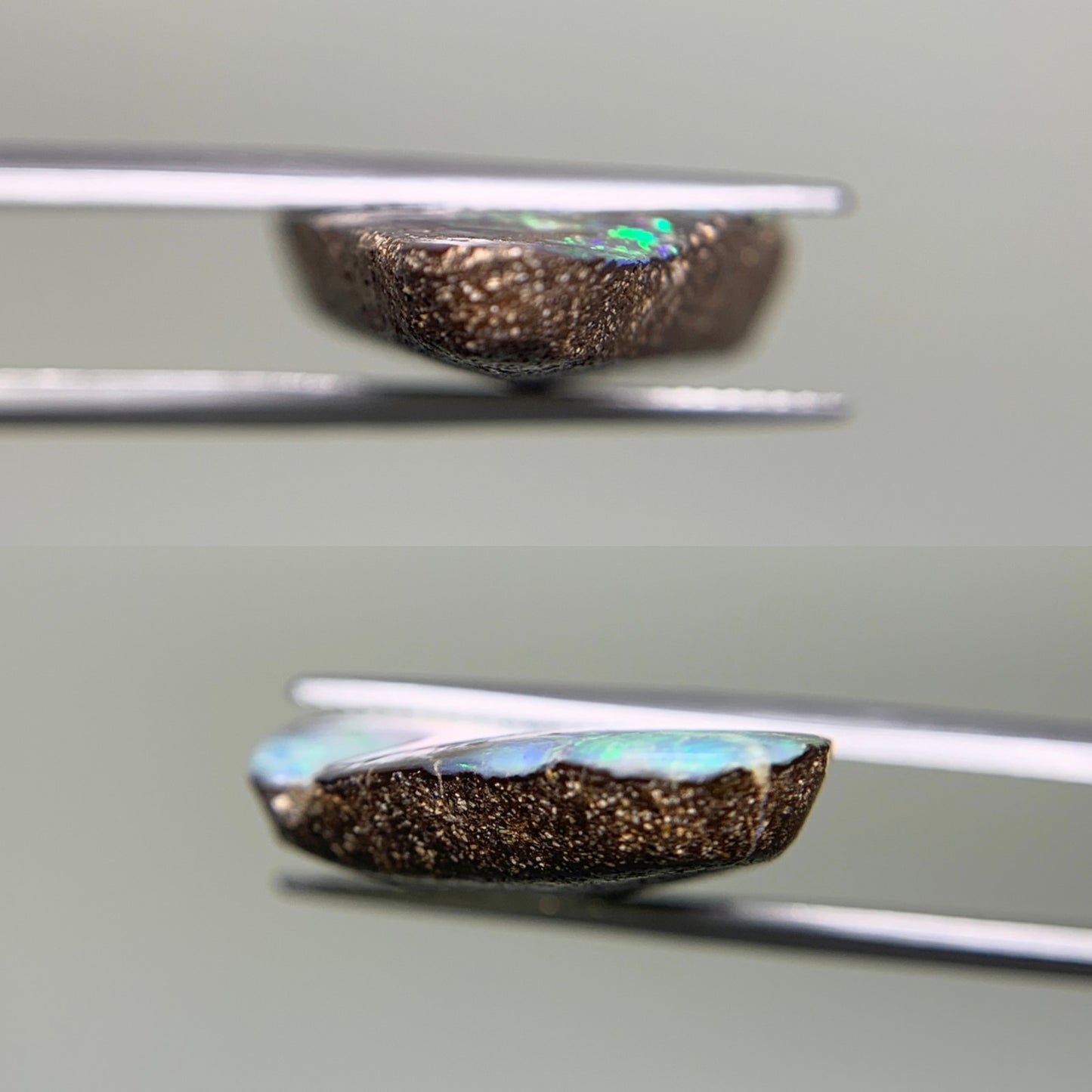 ボルダーオパール 25.321ct  宝石ソーティング付き  35.9㎜×19.5㎜×6.3㎜  ルース（ 裸石 ） 1982Y