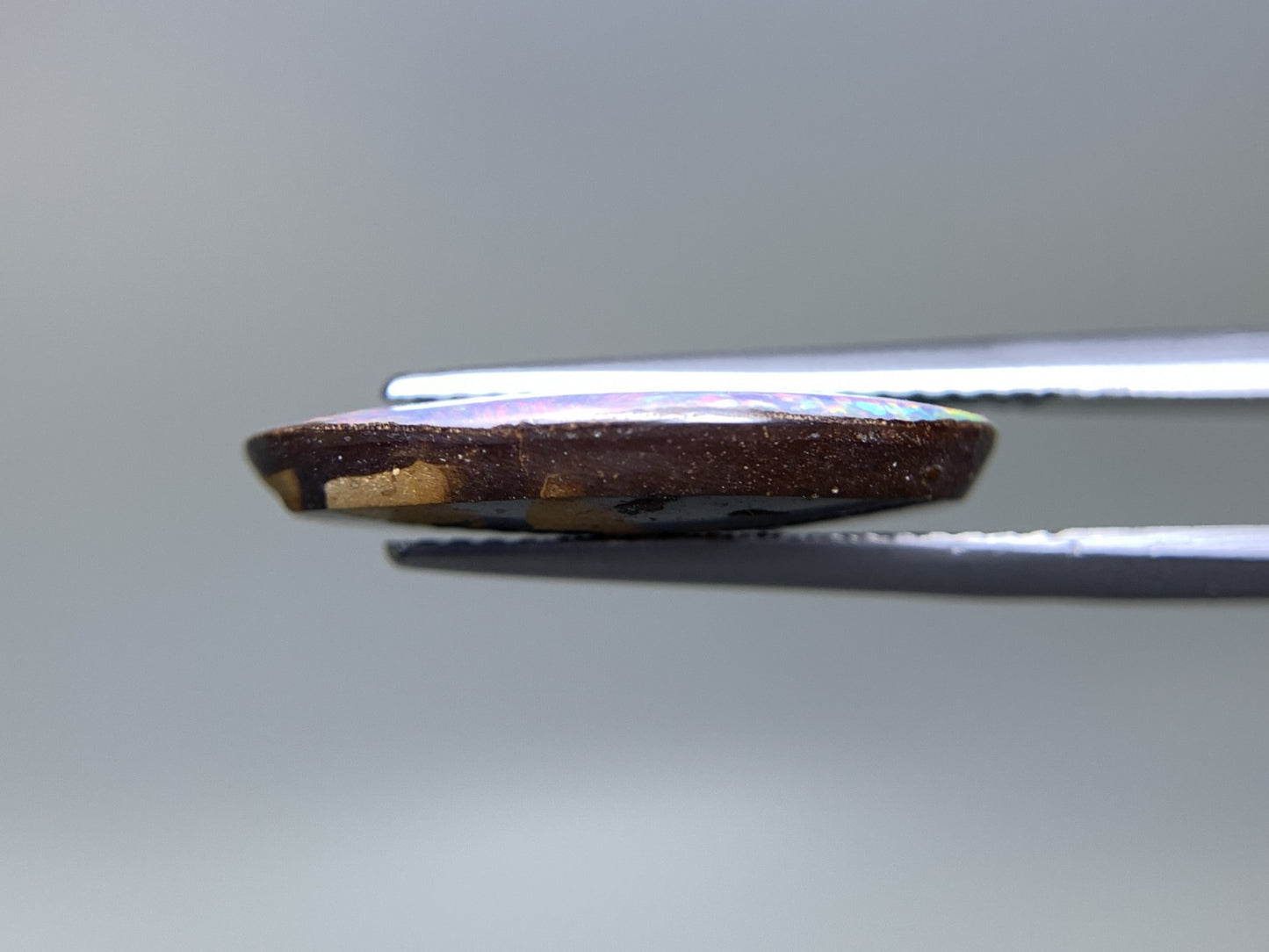 ボルダーオパール  天然  5.953ct  宝石ソーティング付き  18.7㎜×10.6㎜×3.4㎜  ルース（ 裸石 ）  5060Y