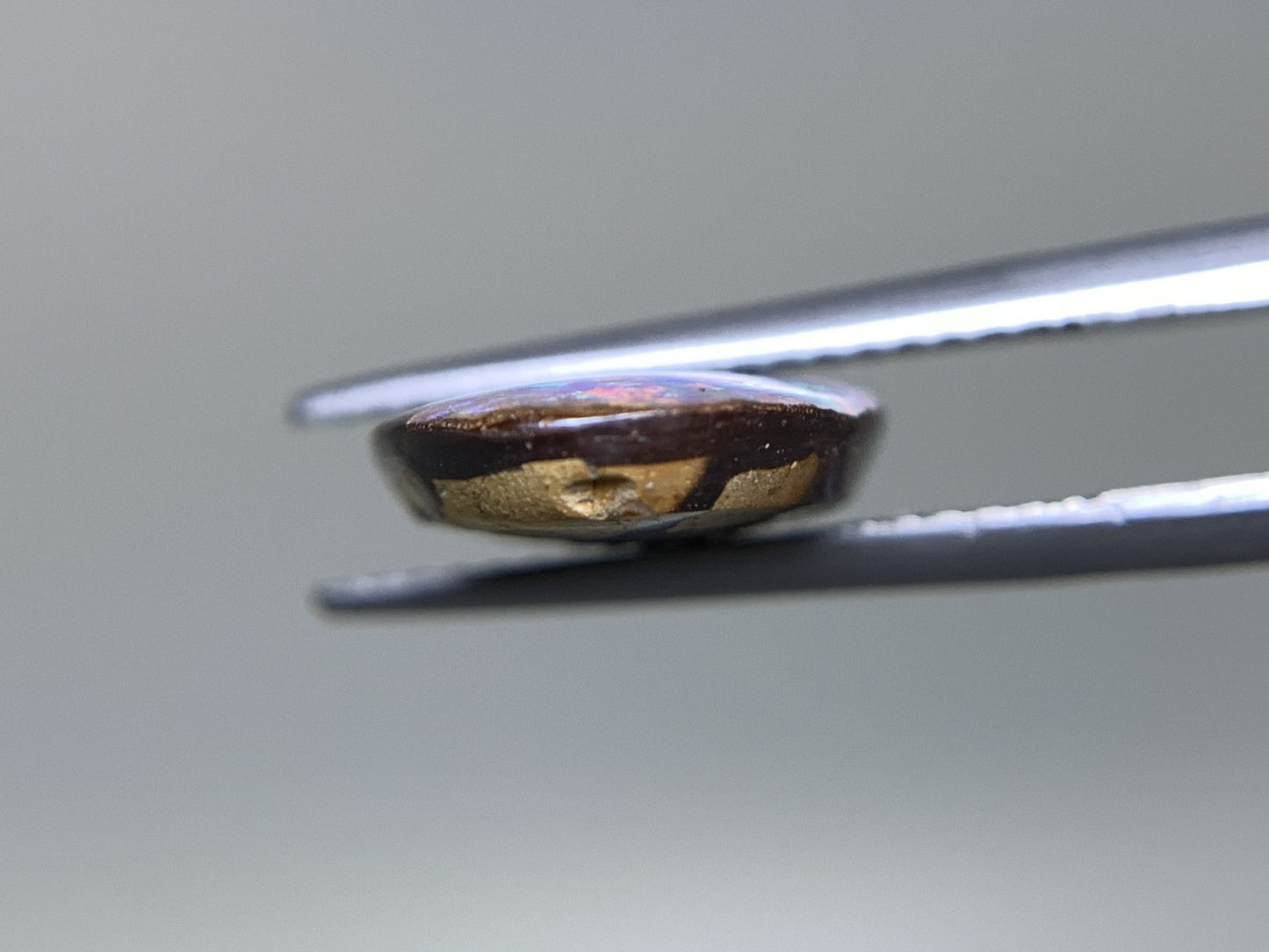 ボルダーオパール  天然  5.953ct  宝石ソーティング付き  18.7㎜×10.6㎜×3.4㎜  ルース（ 裸石 ）  5060Y