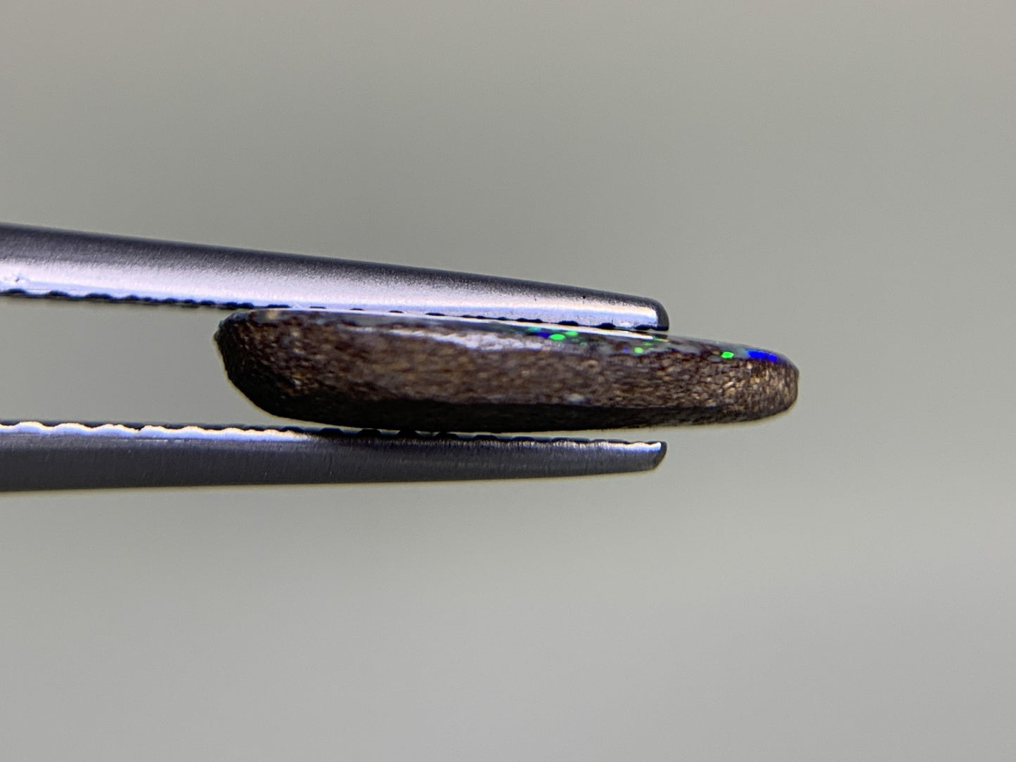 ボルダーオパール 1.745ct 宝石ソーティング付き  13.2㎜×7.5㎜×2.4㎜  ルース（ 裸石 ） 3840Y