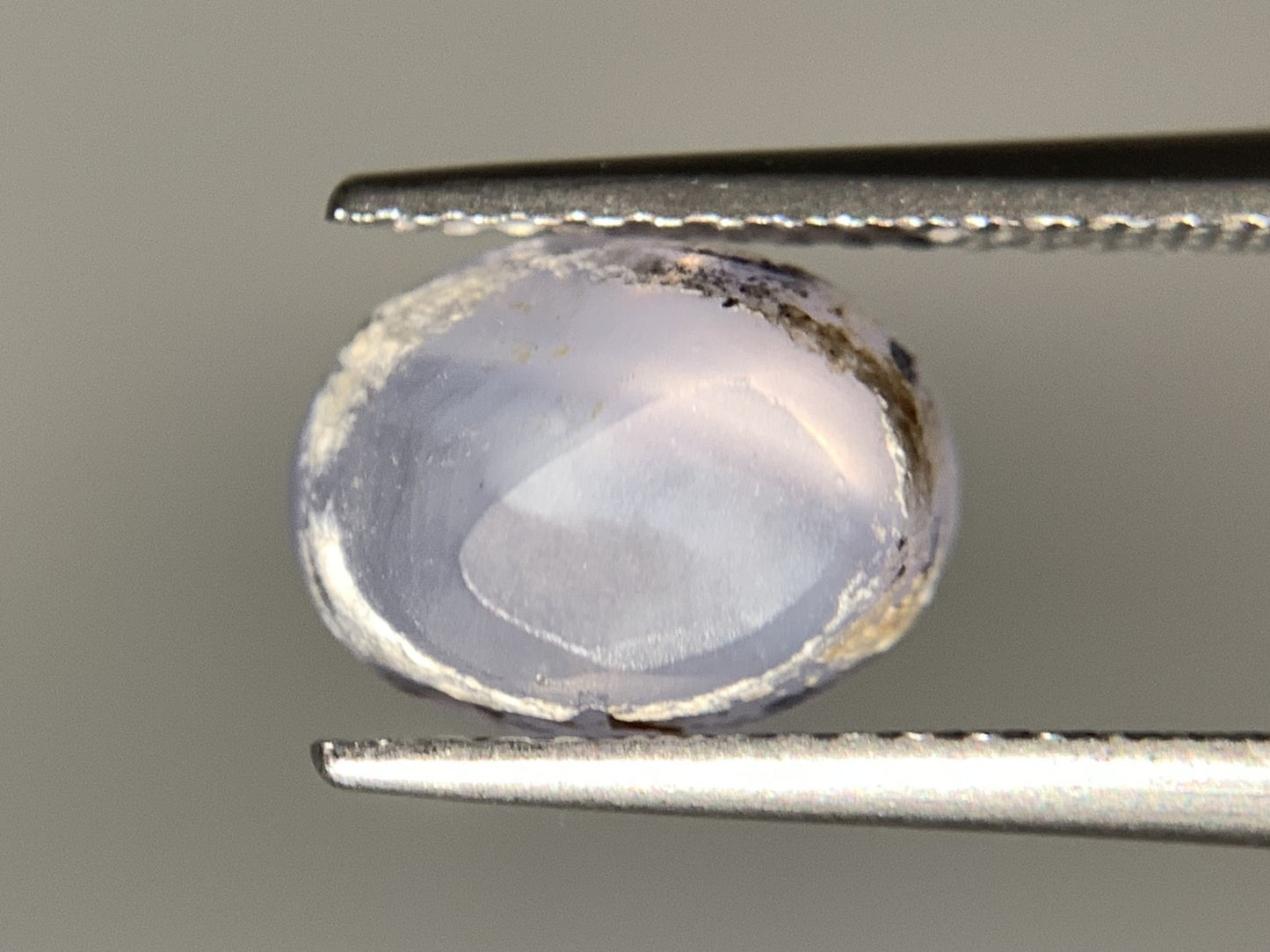 スターサファイア 天然 4.573ct 宝石ソーティング付き 9.5㎜×7.1㎜×6.4㎜ ルース（ 裸石 ） 6882Y