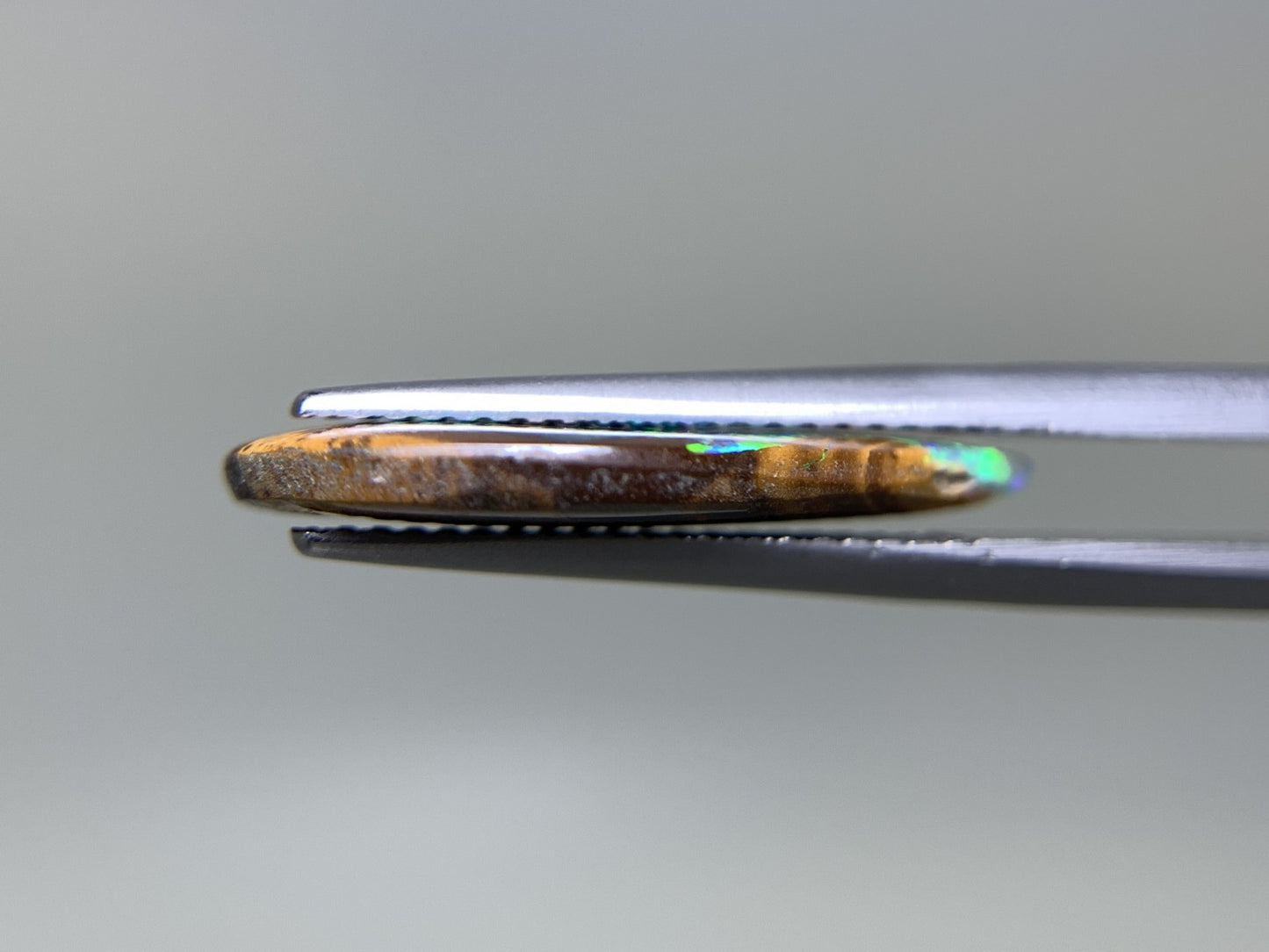 ボルダーオパール  天然  4.116ct  宝石ソーティング付き  20.9㎜×9.2㎜×2.5㎜  ルース（ 裸石 ）  5182Y