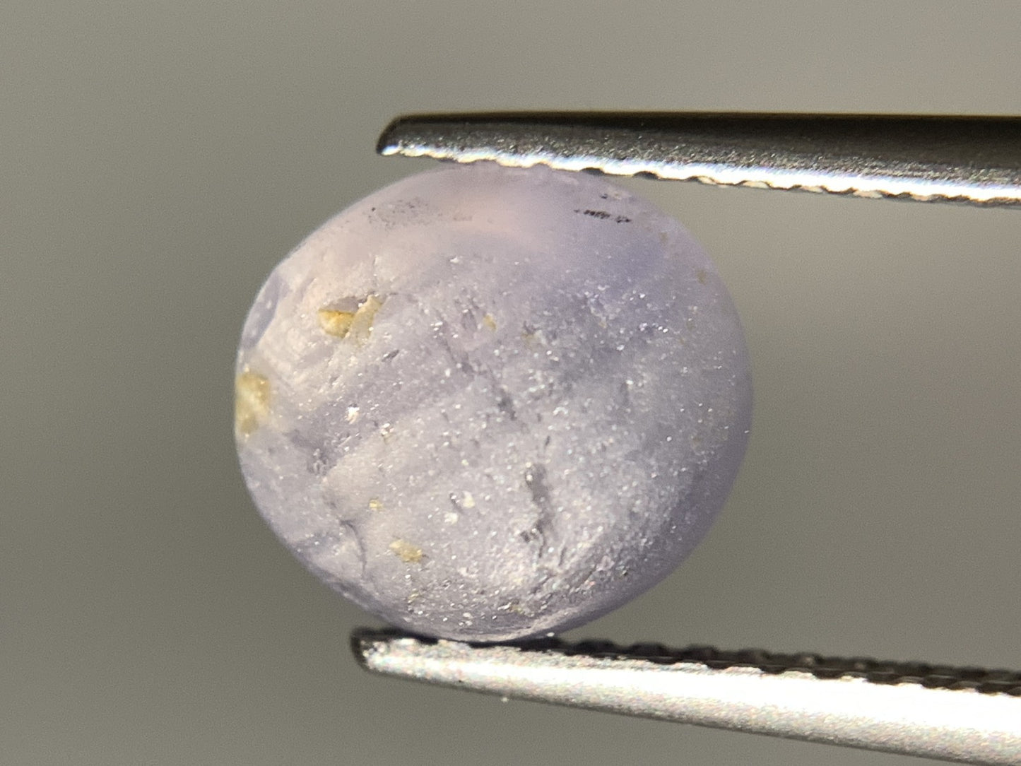 スターサファイア 天然 3.218ct 宝石ソーティング付き 8.6㎜×7.6㎜×4.6㎜ ルース（ 裸石 ） 6878Y