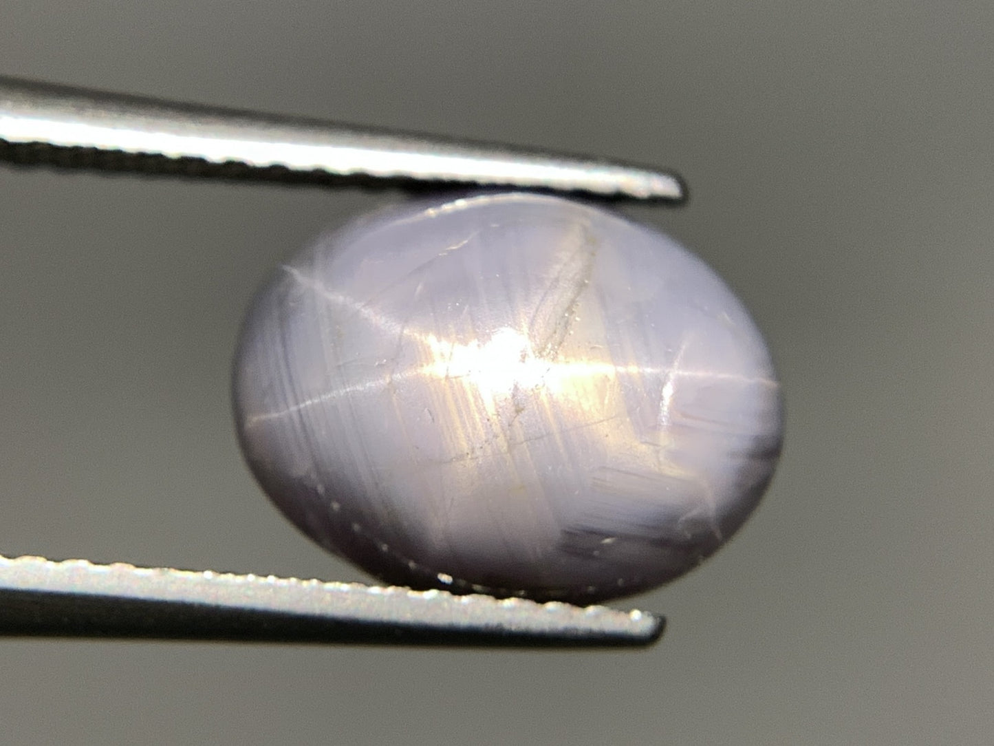 スターサファイア 天然 7.254ct 宝石ソーティング付き 11.6㎜×8.9㎜×6.9㎜ ルース（ 裸石 ） 6880Y
