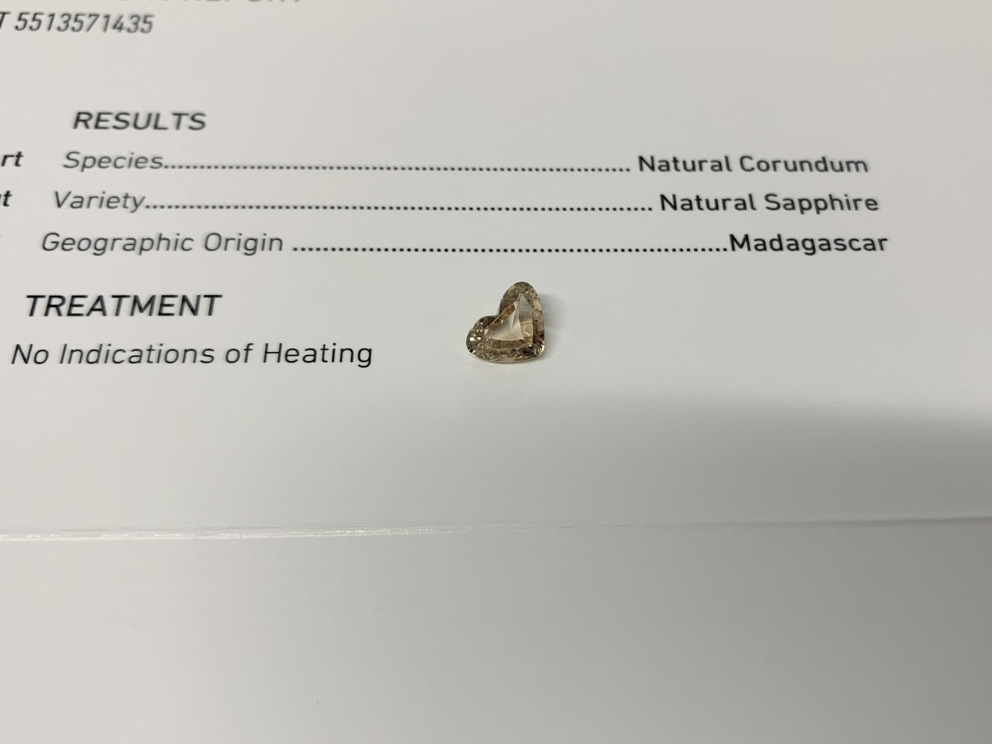 サファイア 1.53ct  GIA宝石鑑別書付き  No Heat 6.59㎜×8.60㎜×3.41㎜   ルース（ 裸石 ）   4317Y