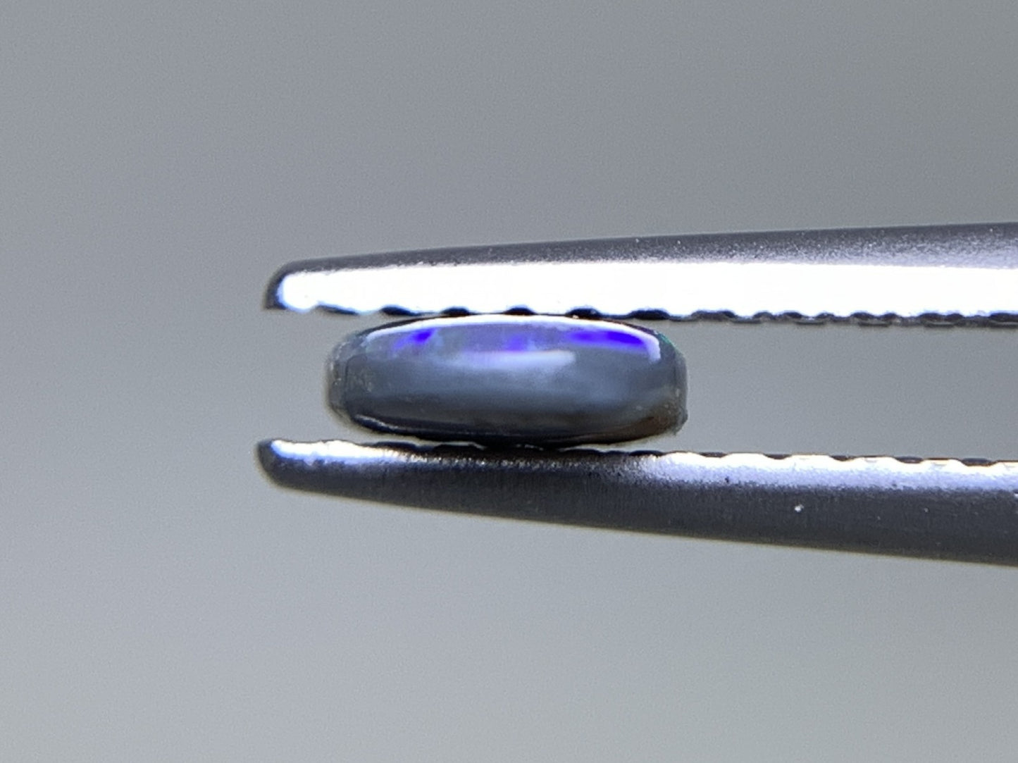 ブラックオパール  天然  0.441ct  宝石ソーティング付き  7.4㎜×4.8㎜×1.7㎜  ルース（ 裸石 ）  5179Y