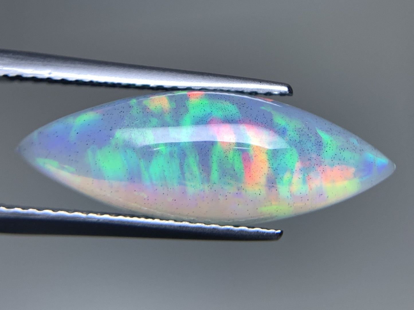 オパール 天然 3.587ct 宝石ソーティング付き 22.2㎜×8.1㎜×4.9㎜ ルース（ 裸石 ） 6175Y