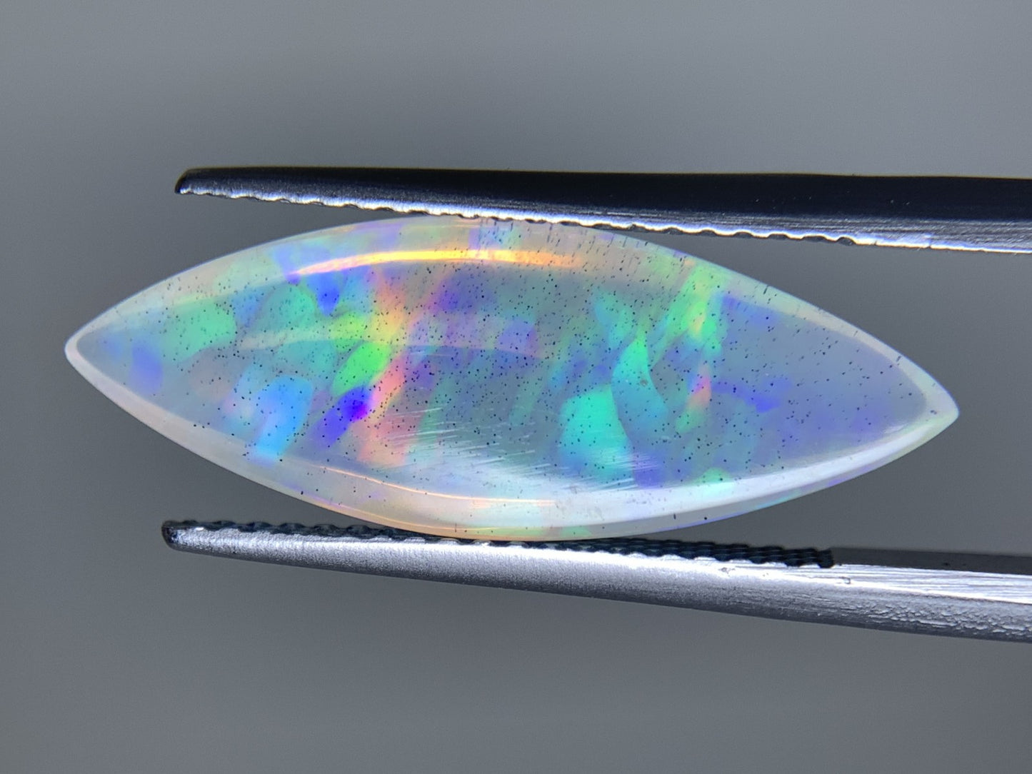 オパール 天然 3.587ct 宝石ソーティング付き 22.2㎜×8.1㎜×4.9㎜ ルース（ 裸石 ） 6175Y