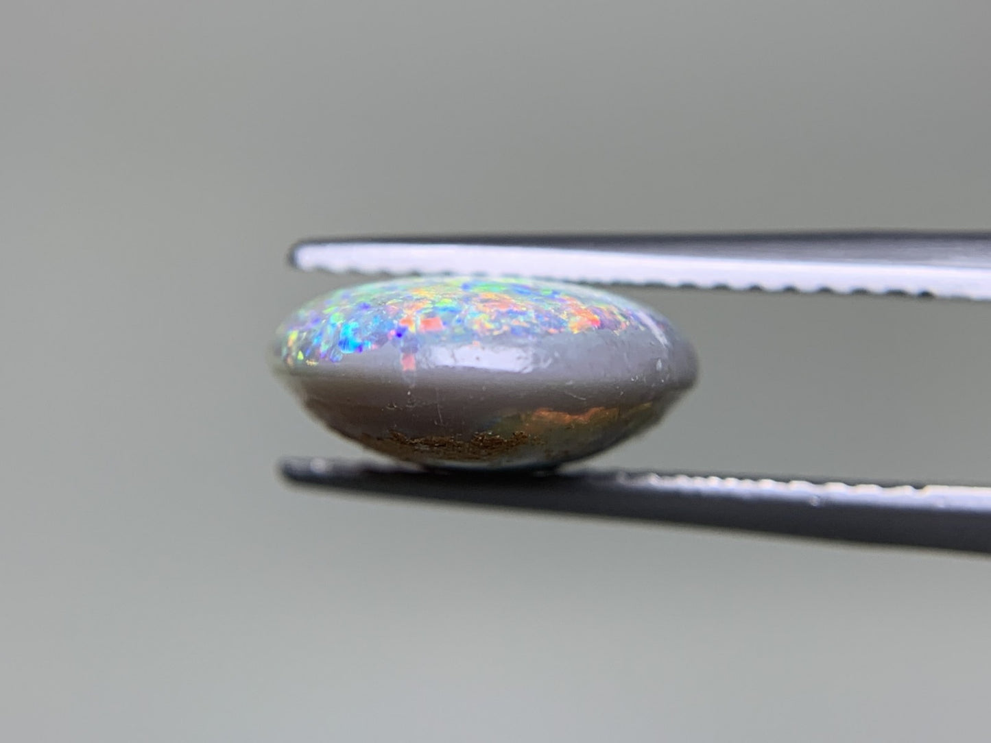 ブラックオパール 5.302ct 宝石ソーティング付き  16.1㎜×11.3㎜×5.0㎜  ルース（ 裸石 ） 3778Y