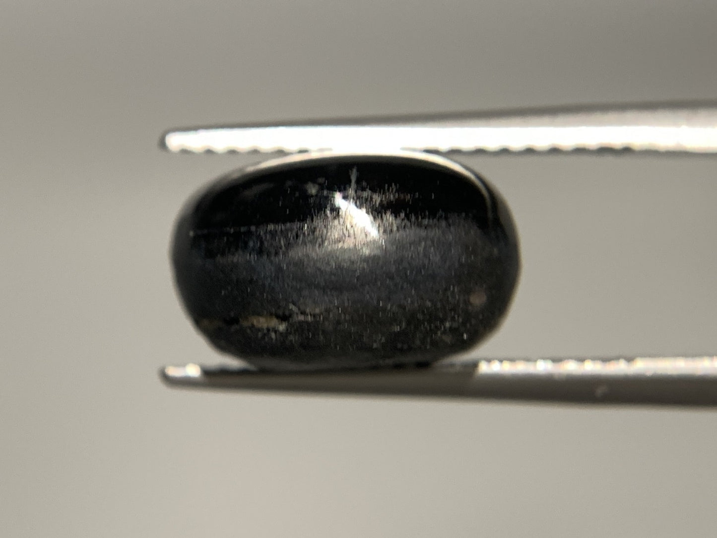 ブラックスターサファイア 13.416ct 宝石ソーティング付き  12.4㎜×11.4㎜×7.8㎜  ルース（ 裸石 ） 2485Y