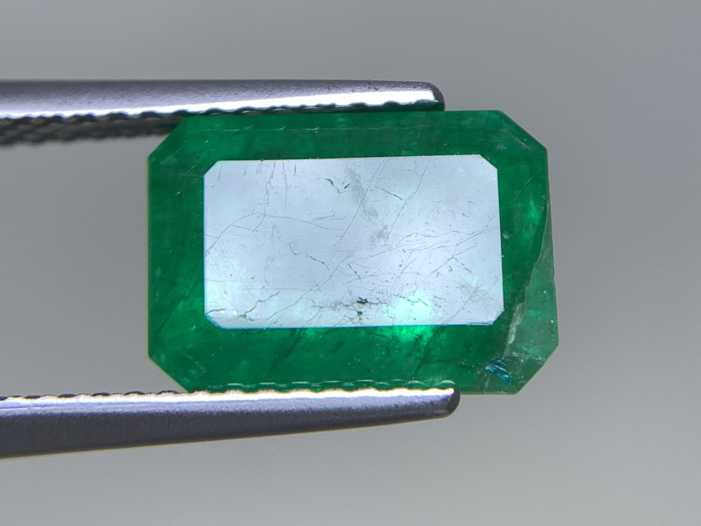 エメラルド 天然 3.710ct 宝石ソーティング付き 10.6㎜×7.6㎜×5.8㎜ ルース（ 裸石 ） 5244Y