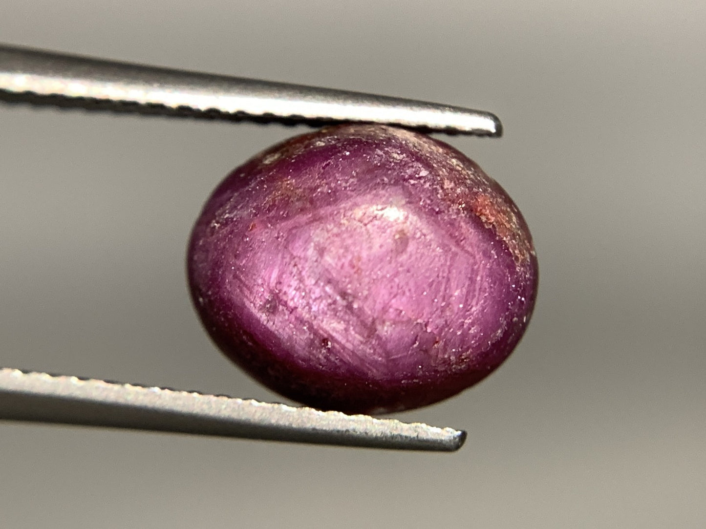 スタールビー 天然  8.103ct  宝石ソーティング付き  10.7㎜×9.0㎜×8.7㎜  ルース（ 裸石 ）  5254Y