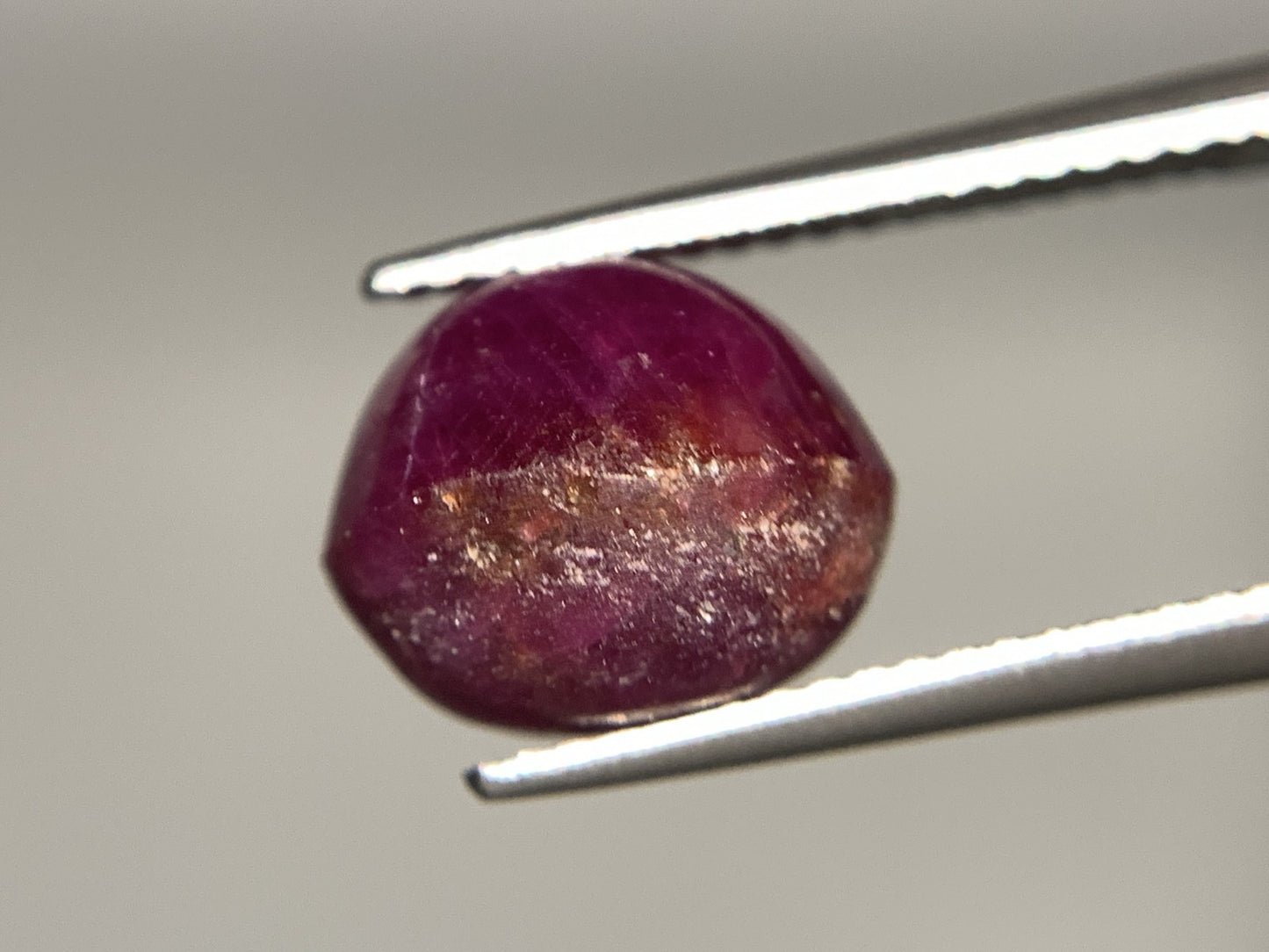 スタールビー 天然  8.103ct  宝石ソーティング付き  10.7㎜×9.0㎜×8.7㎜  ルース（ 裸石 ）  5254Y